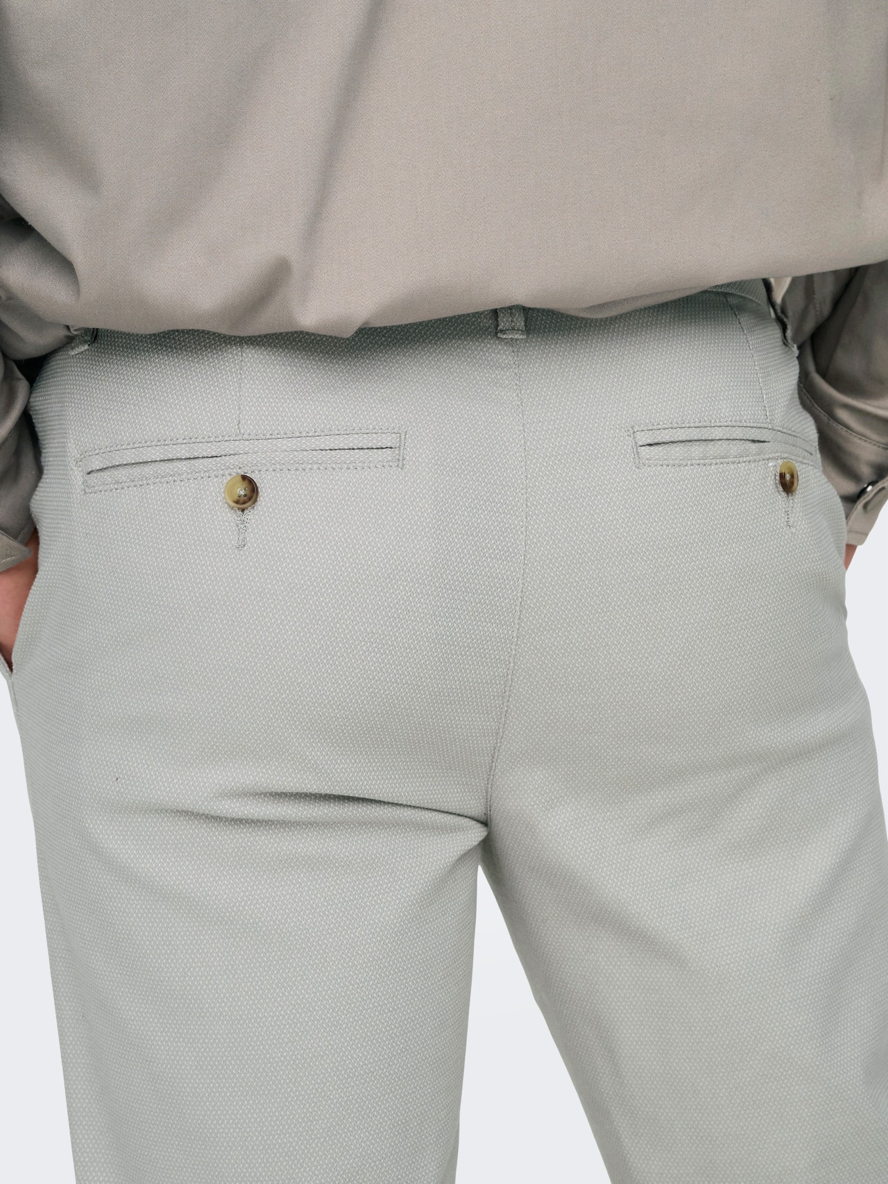 ONLY & SONS Pantalons Slim Fit -Limestone - 22028132