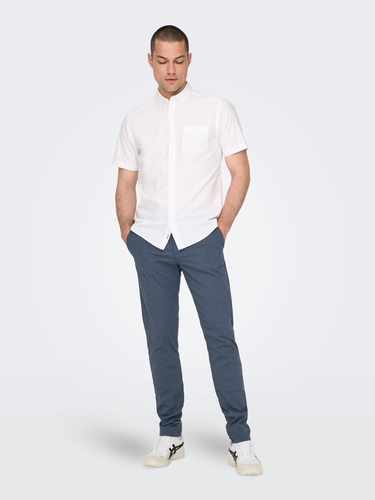ONLY & SONS Pantalons Slim Fit -Bering Sea - 22028132