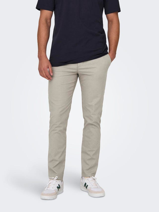 ONLY & SONS Slim Fit Trousers - 22028132