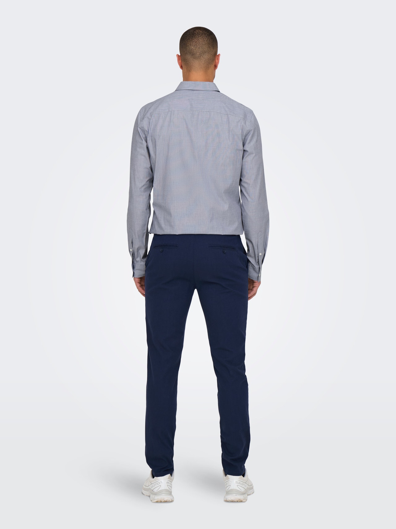 ONLY & SONS Slim Fit Trousers -Dark Navy - 22028132