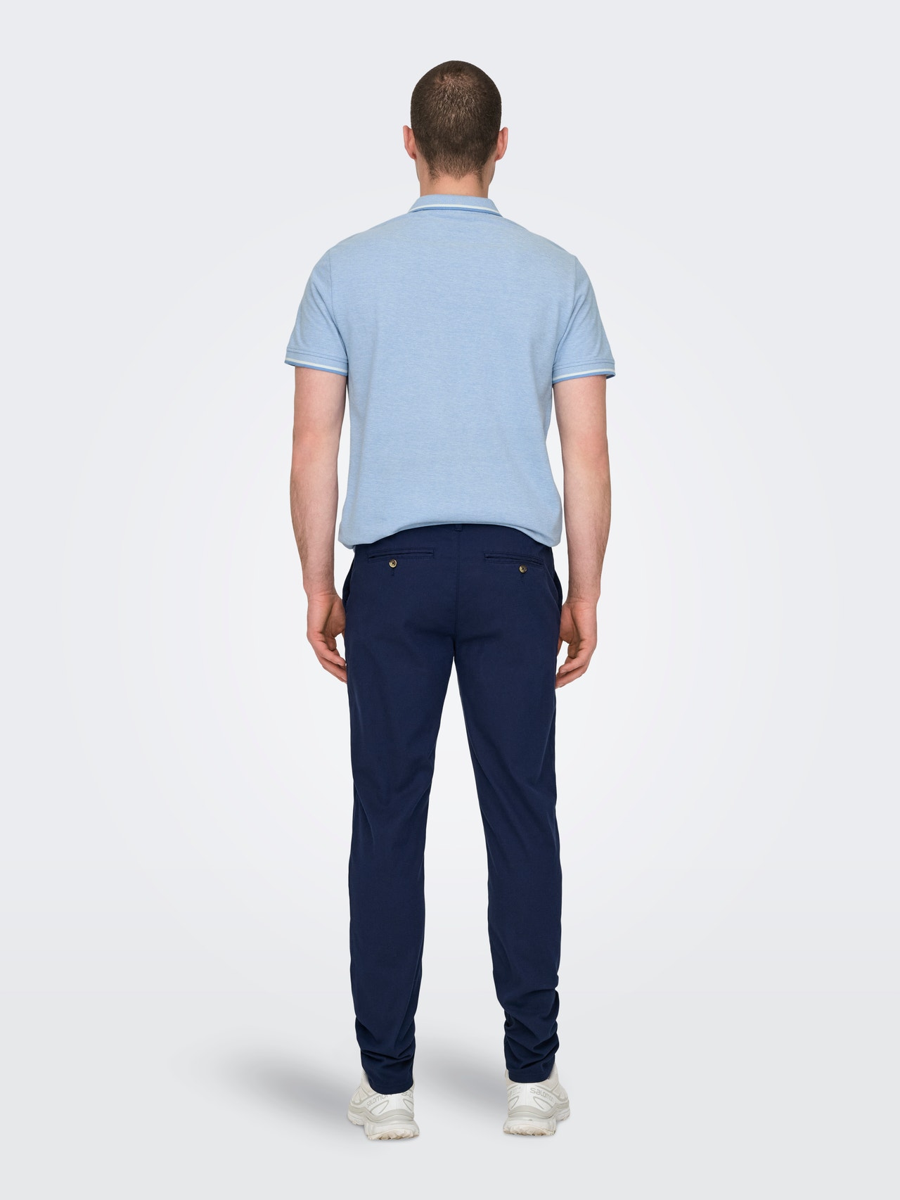 ONLY & SONS Slim Fit Trousers -Dark Navy - 22028132