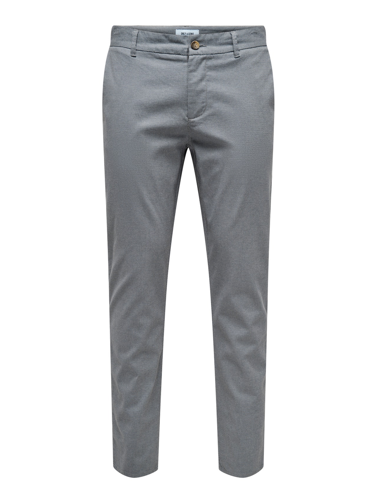 ONLY & SONS Pantalones Corte slim -Grey Pinstripe - 22028132