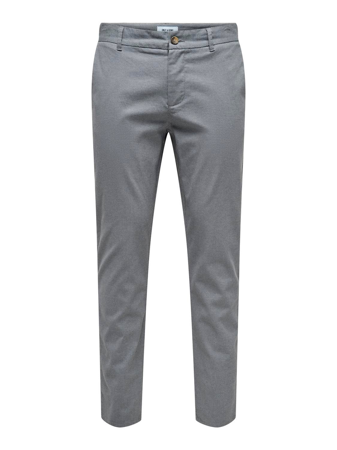 Slim fit chinos | Medium Grey | ONLY & SONS®