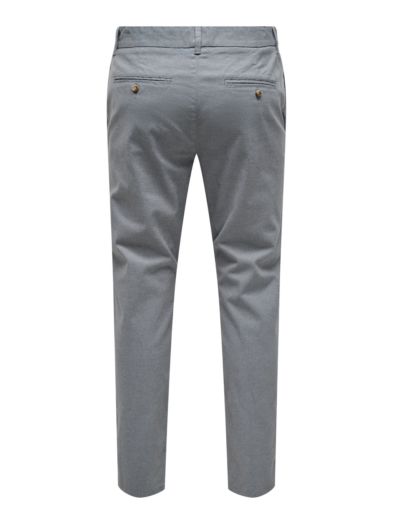 ONLY & SONS Slim fit chinos -Grey Pinstripe - 22028132