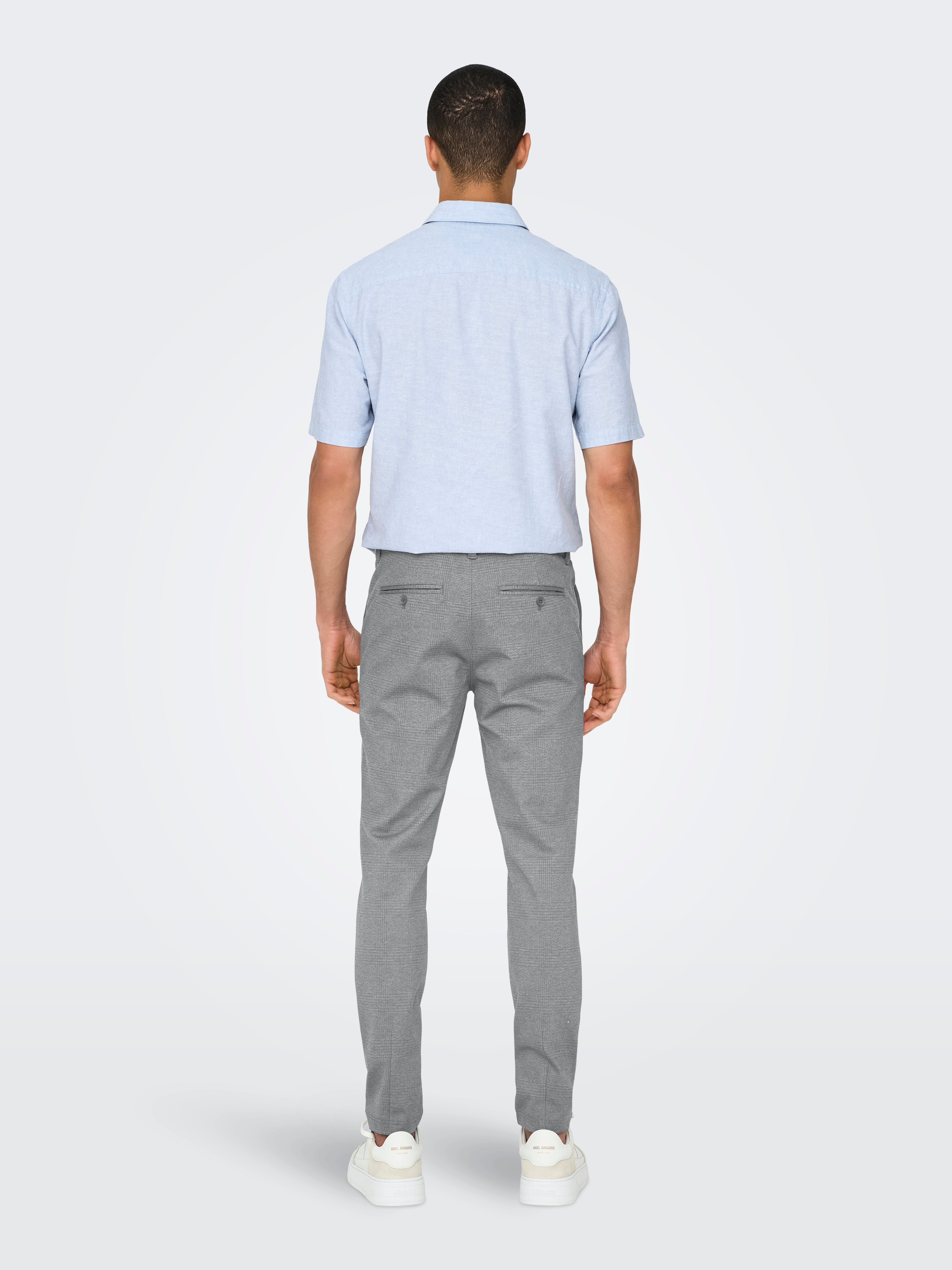 コンセラン　アルカノ　スラックスM ONSMARK Slim Fit Trousers | Medium Grey | ONLY & SONS®