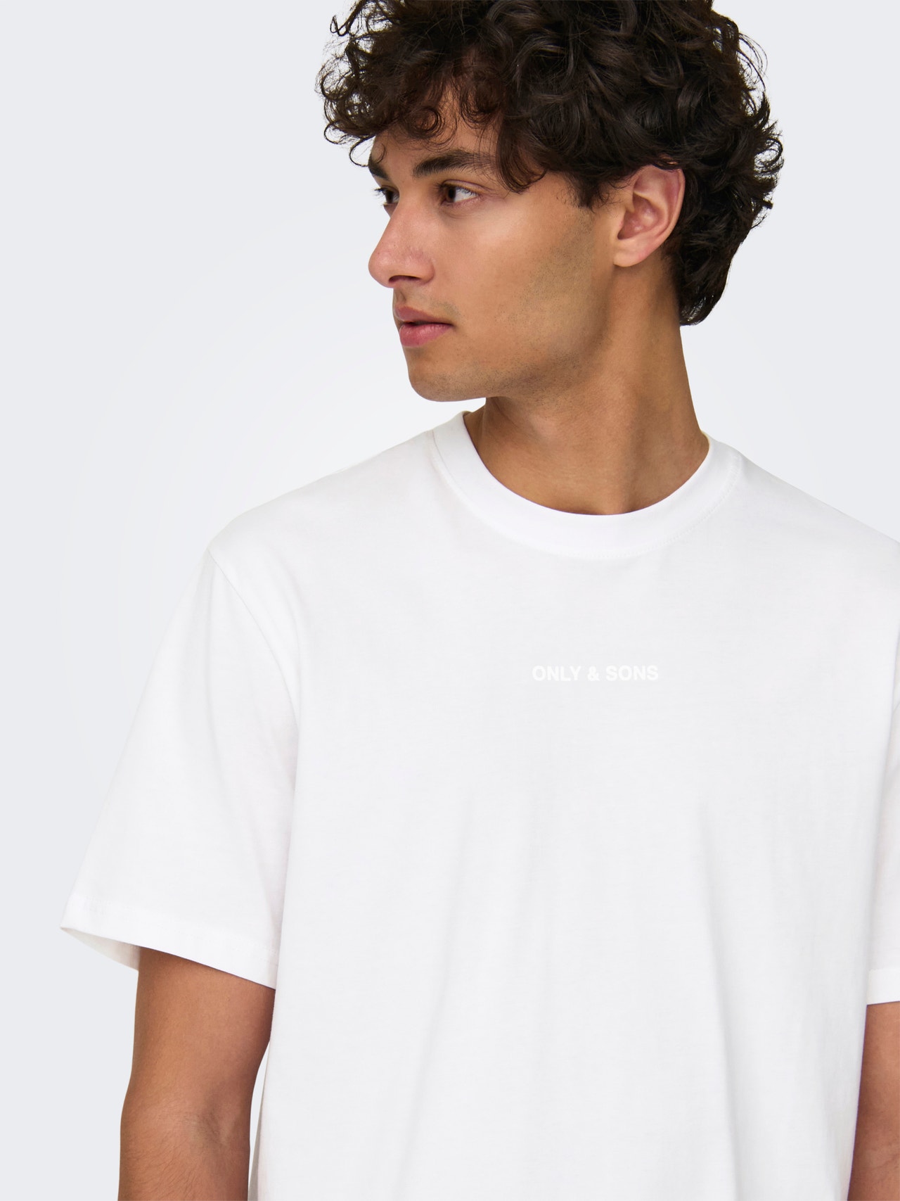 ONLY & SONS O-neck t-shirt  -Bright White - 22028147