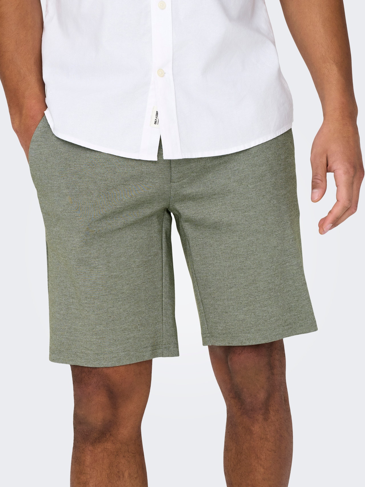 ONLY & SONS Shorts Corte regular -Olive Night - 22028247