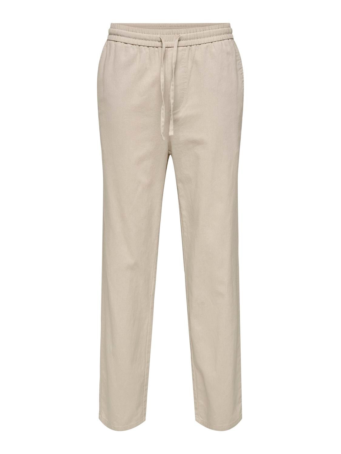 ONSSINUS Locker geschnitten Hose | Hellgrau | ONLY & SONS® ONSSINUS Locker geschnitten Hose | Hellgrau | ONLY & SONS®