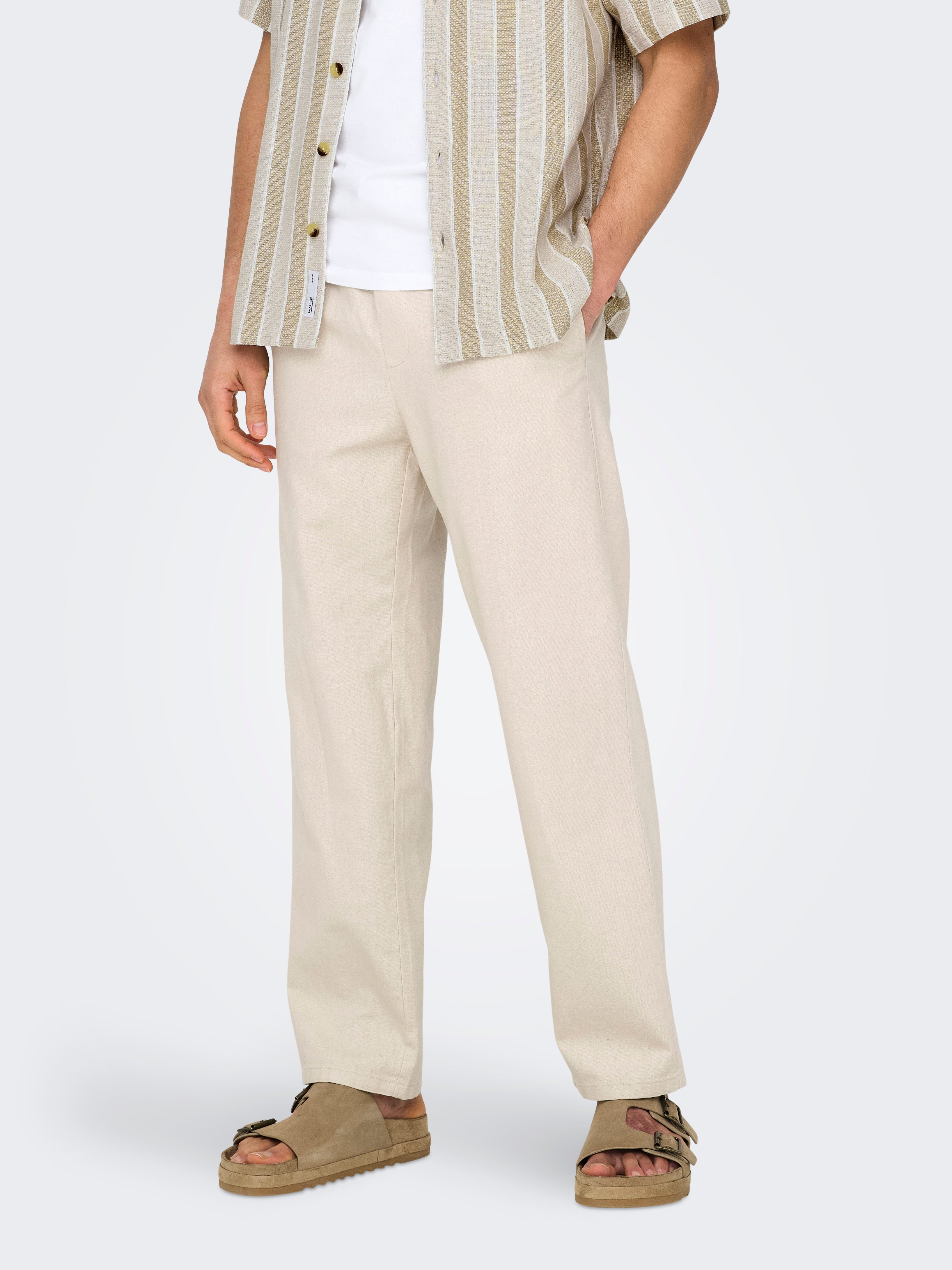 Loose Fitting Trousers | Loose Fit Trousers for Men | Trousers – newarabia