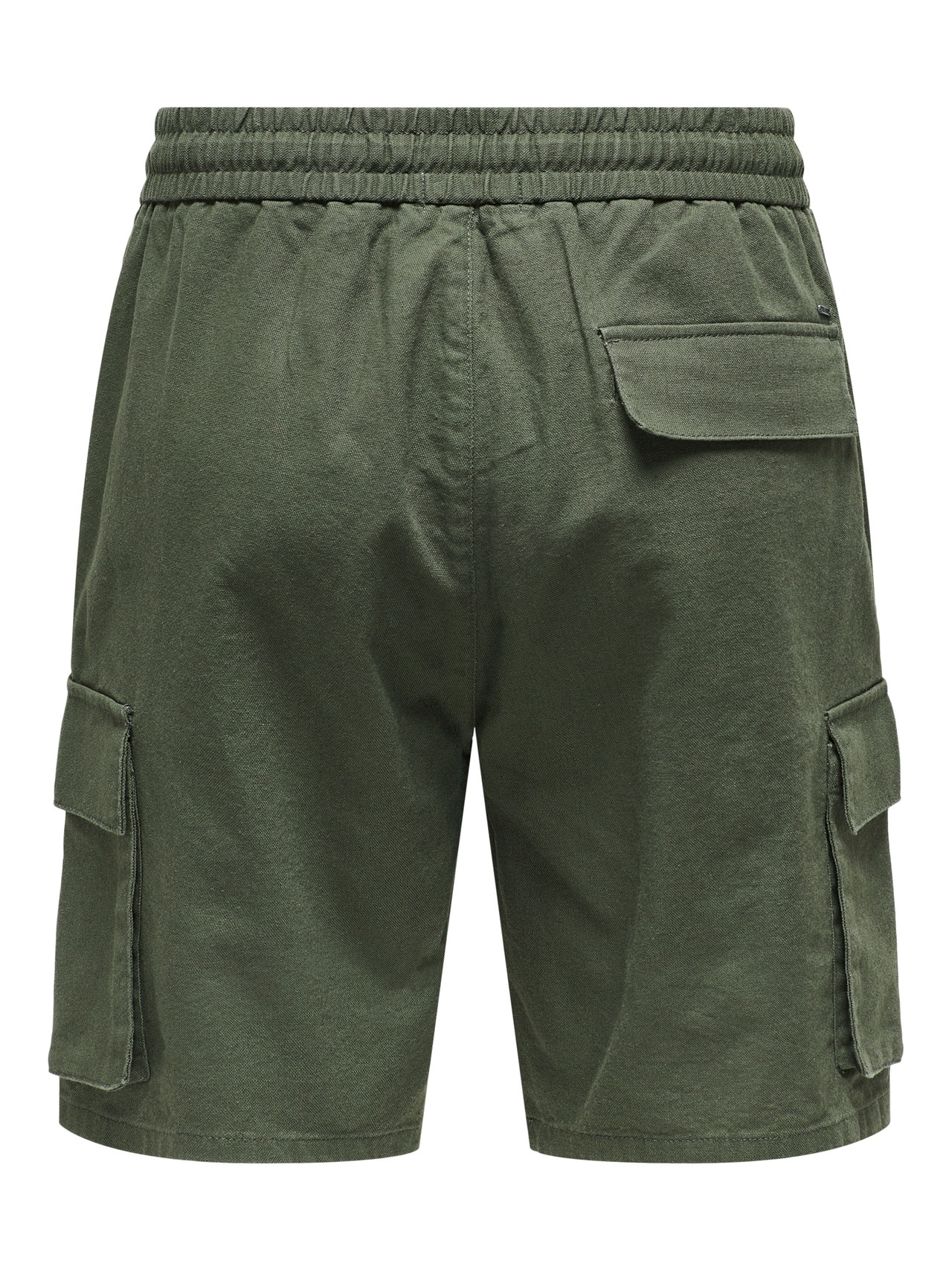 ONLY & SONS Bermuda cargo Loose Fit -Olive Night - 22028269