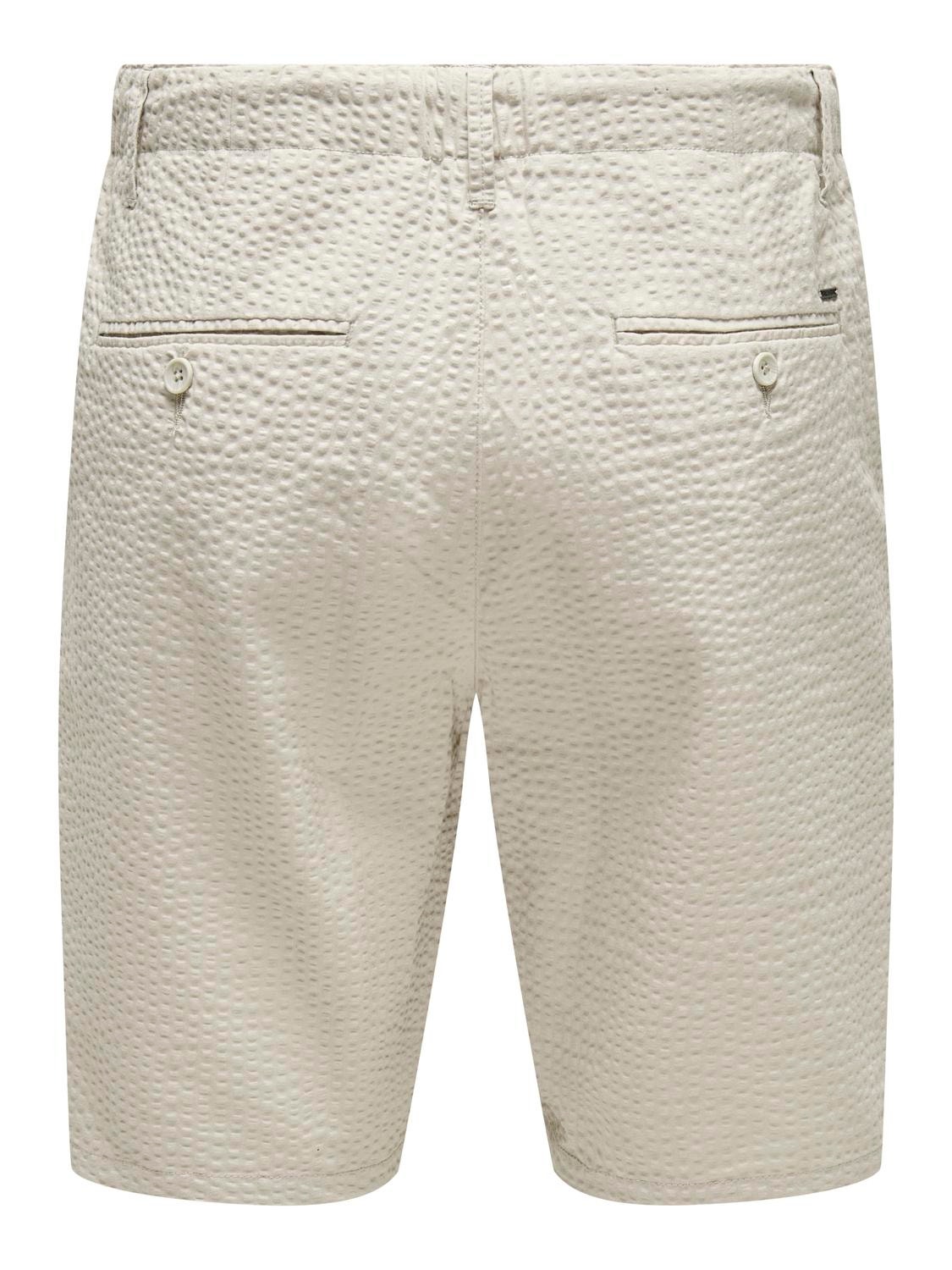 ONLY & SONS Shorts Corte regular -Silver Lining - 22028301