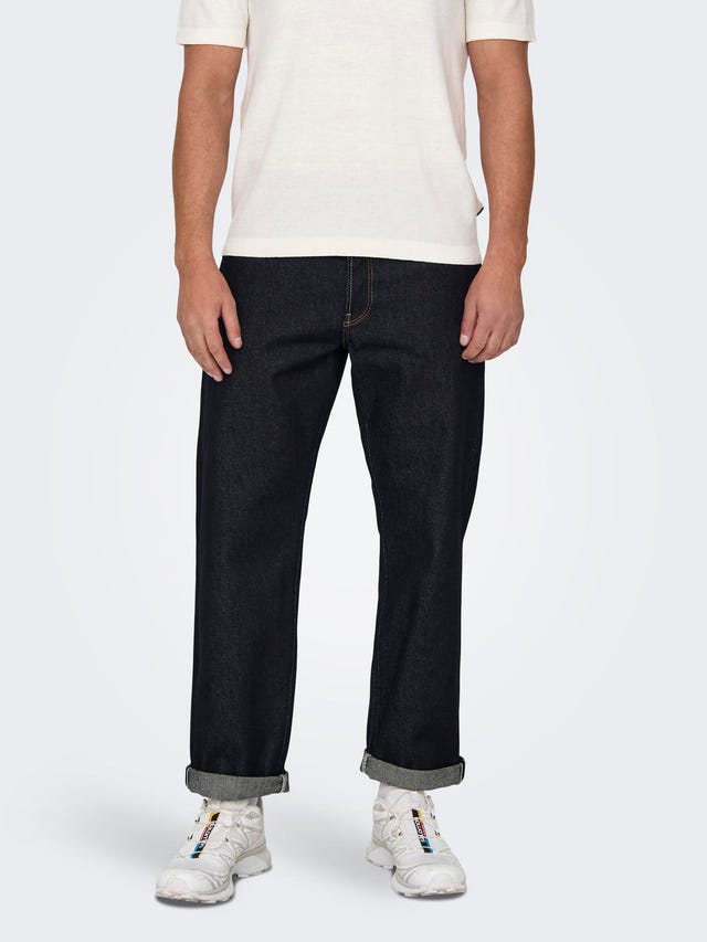 ONLY & SONS Jeans Straight Fit Taille moyenne - 22028307