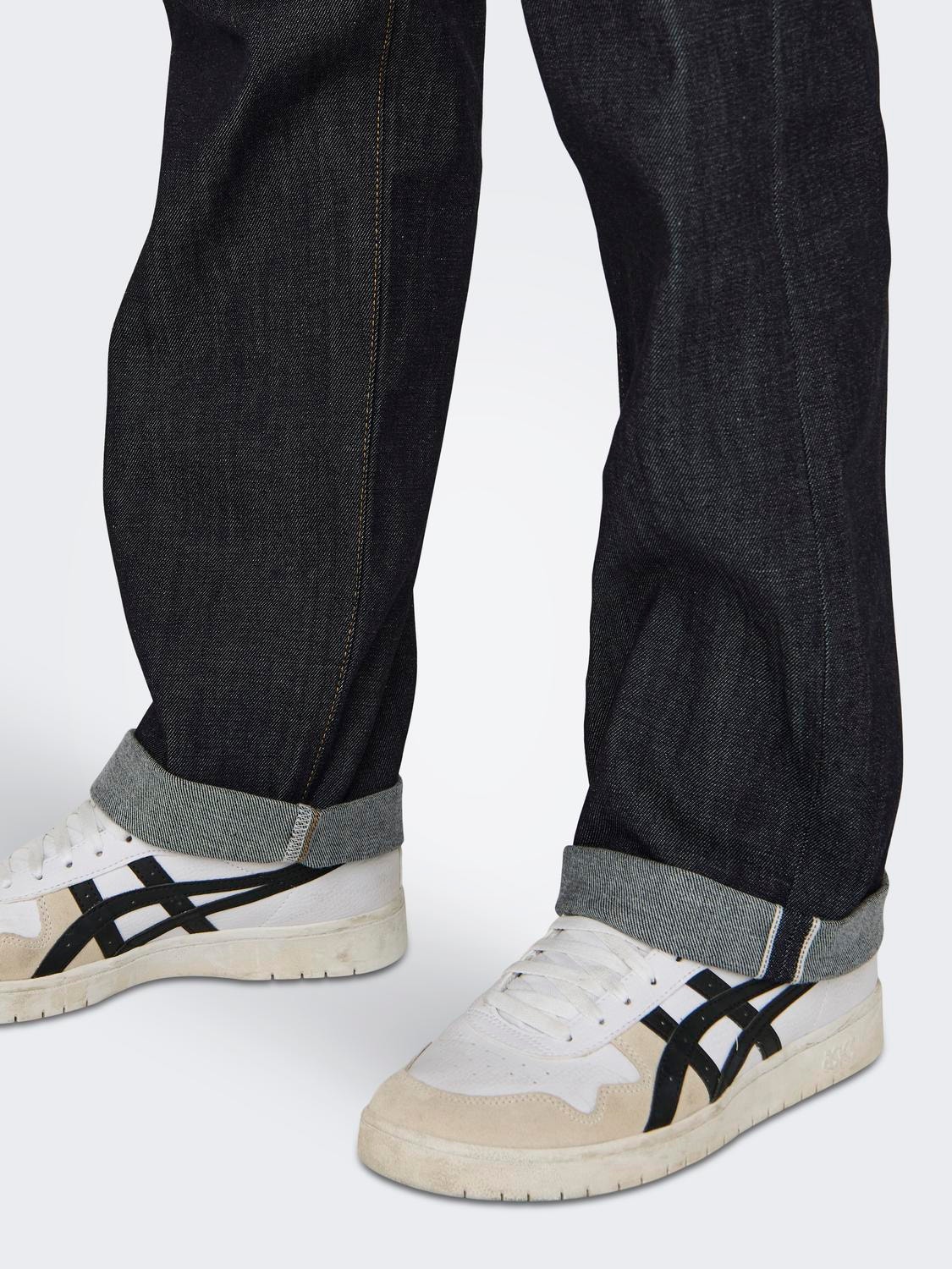 ONLY & SONS Gerade geschnitten Mittlere Taille Jeans -Dark Blue Denim - 22028314