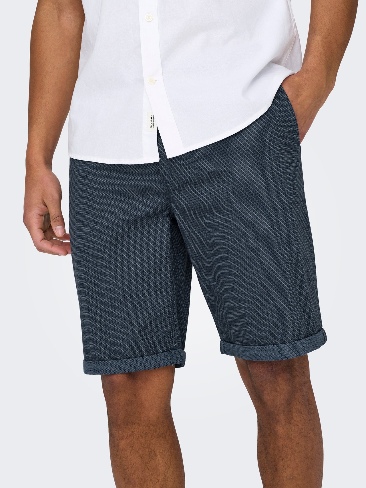 ONLY & SONS Regular Fit Shorts -Bering Sea - 22028336