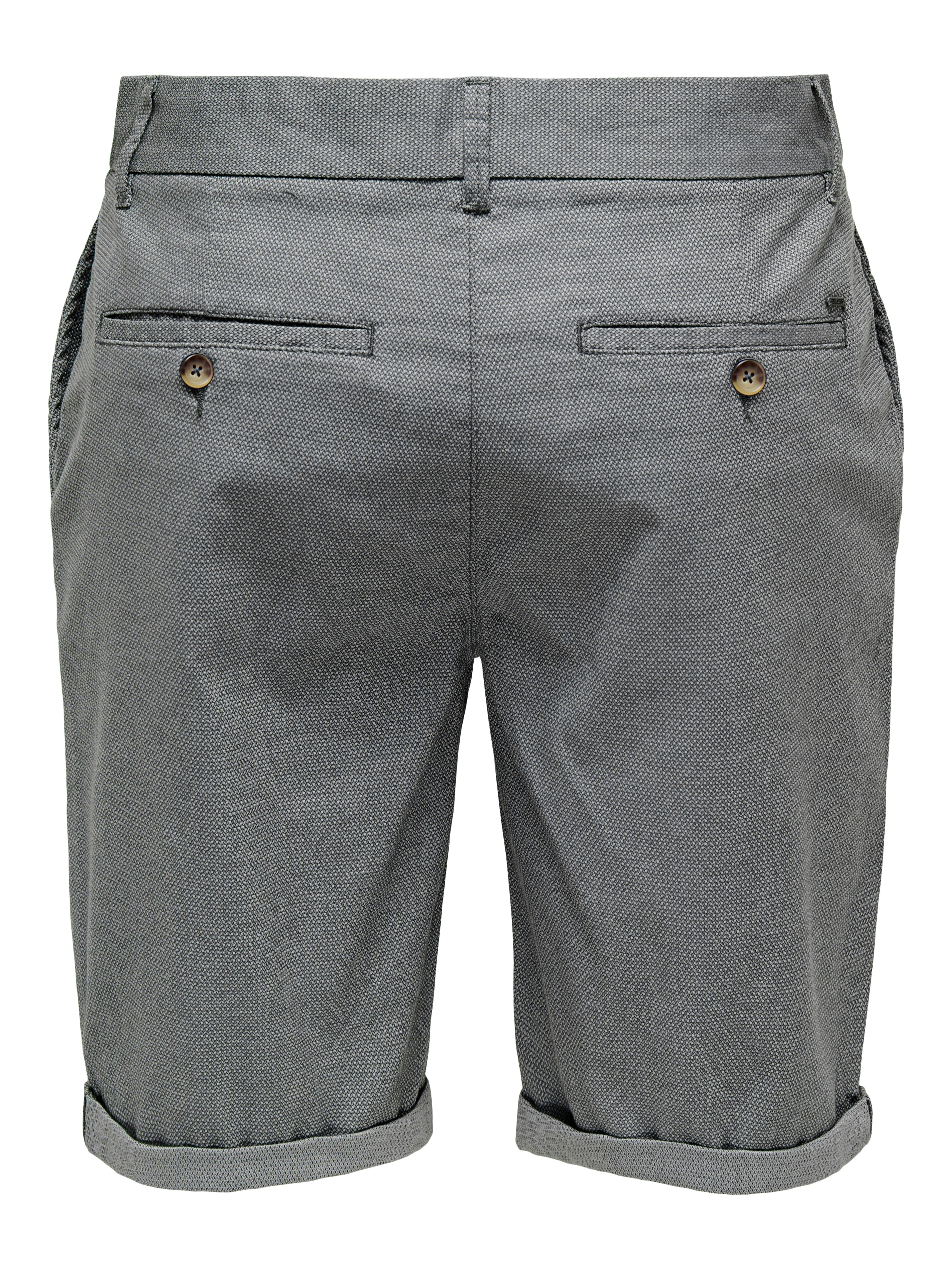 ONSPETER Regular Fit Shorts | Medium Grey | ONLY & SONS®