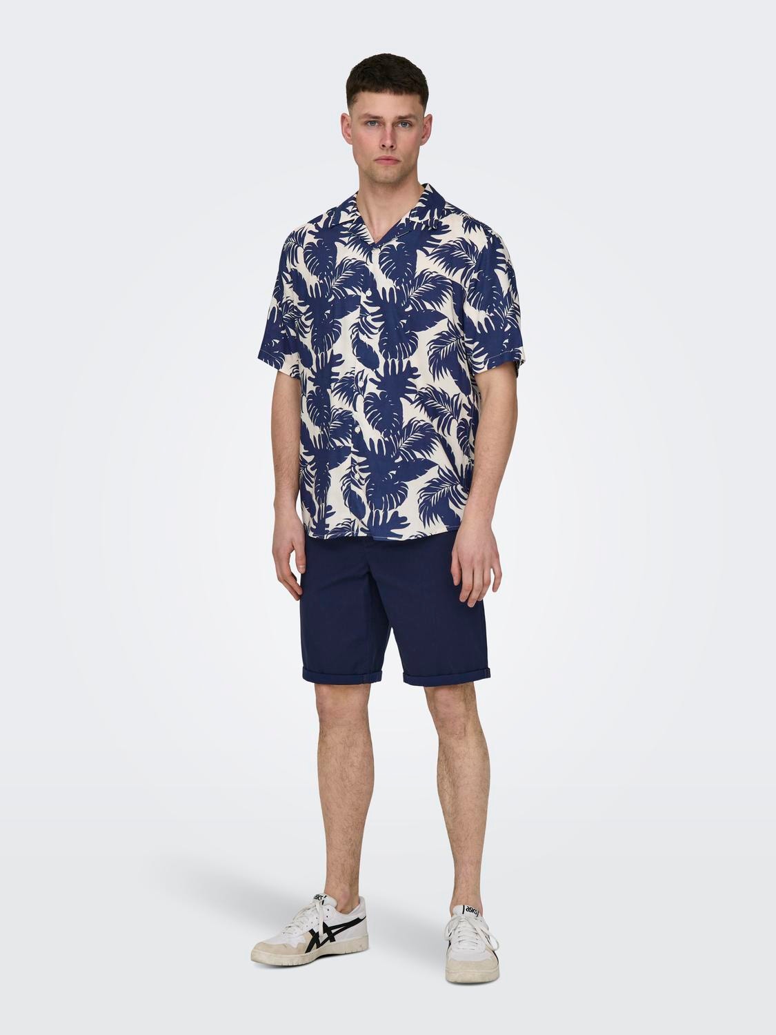 ONLY & SONS Shorts with roll up -Dark Navy - 22028336