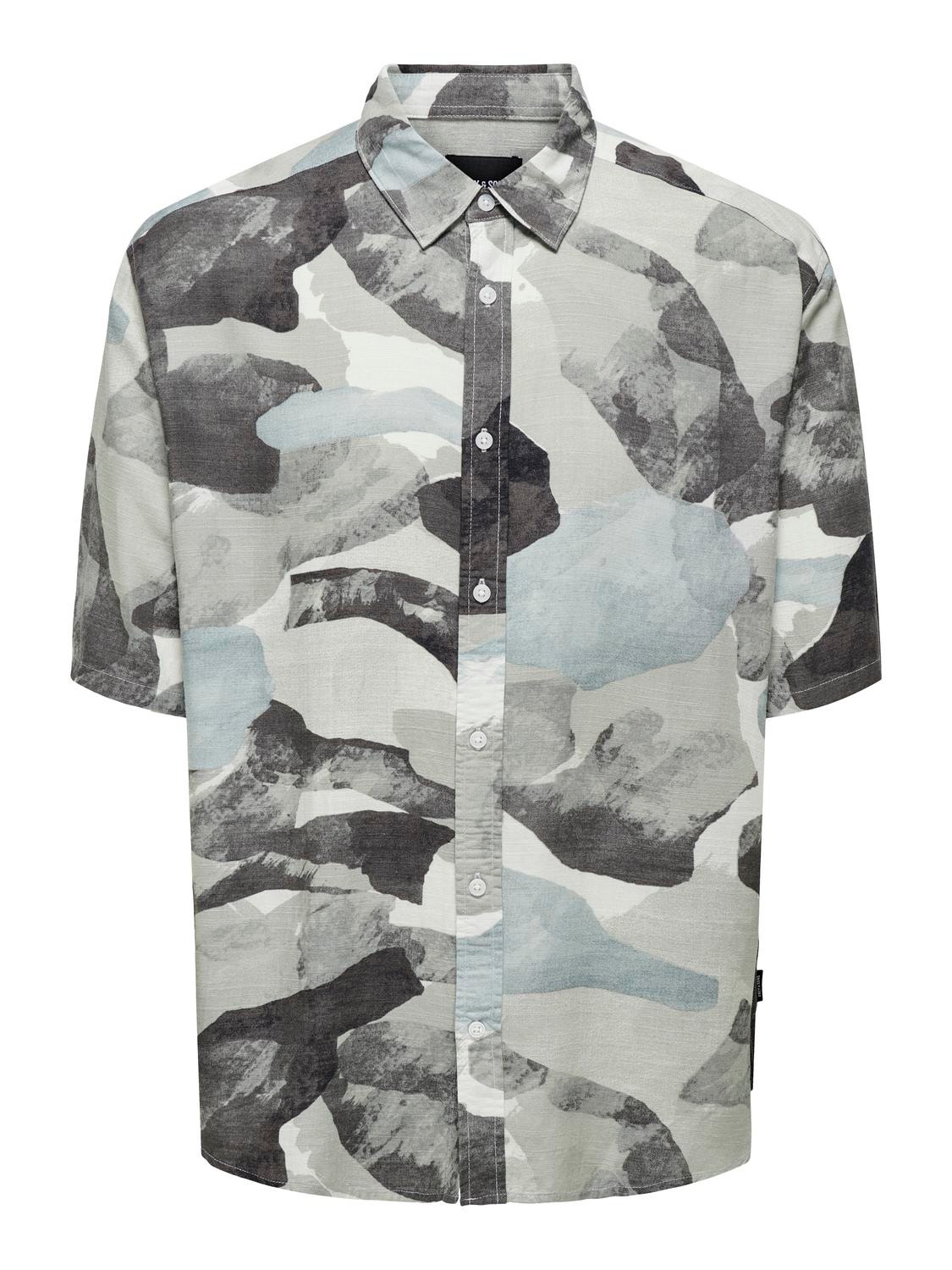 ONLY & SONS Camisas Corte relaxed Cuello de camisa -Surf Spray - 22028390