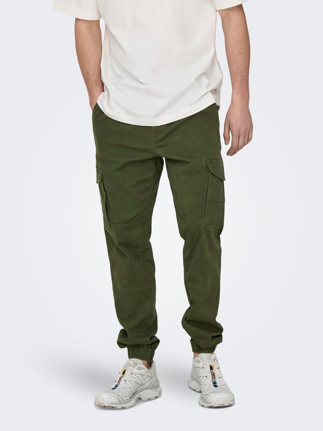 ONLY & SONS Tapered Fit Trousers - 22028434