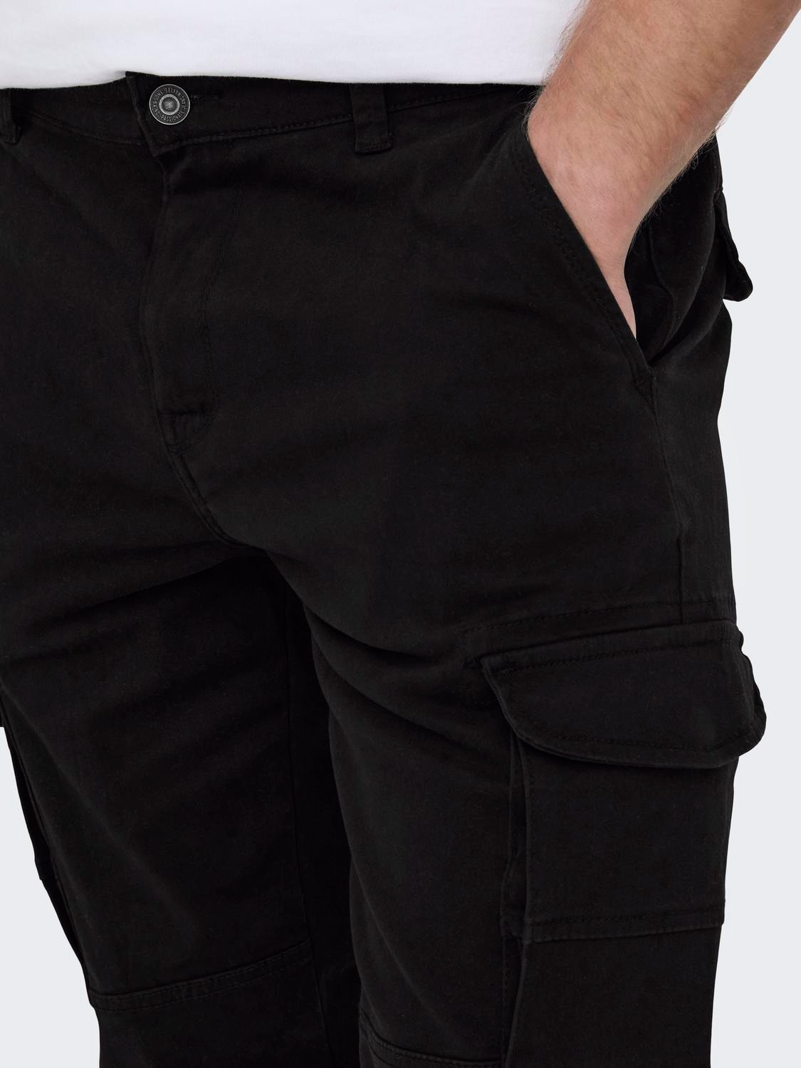 ONLY & SONS Pantalones Corte tapered -Black - 22028434