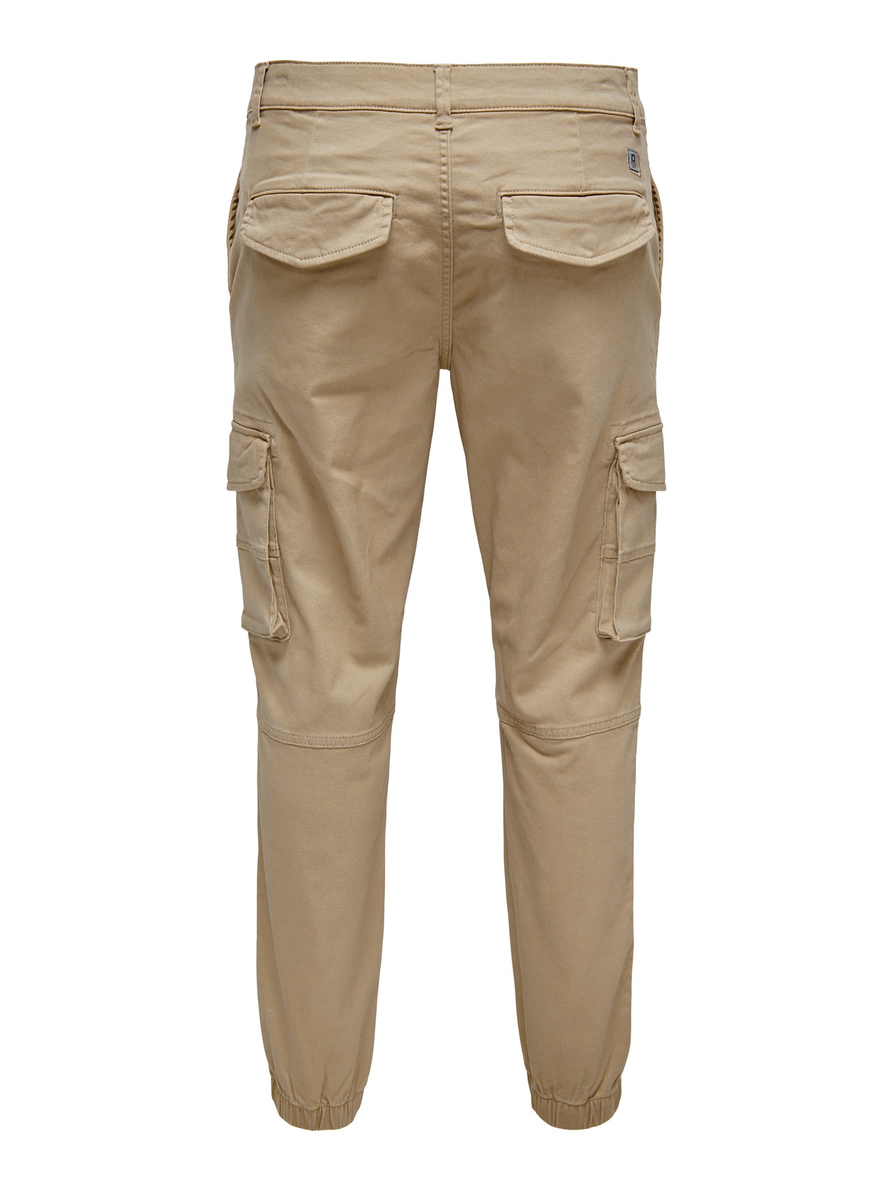 ONLY & SONS Tapered Fit Trousers -Chinchilla - 22028434