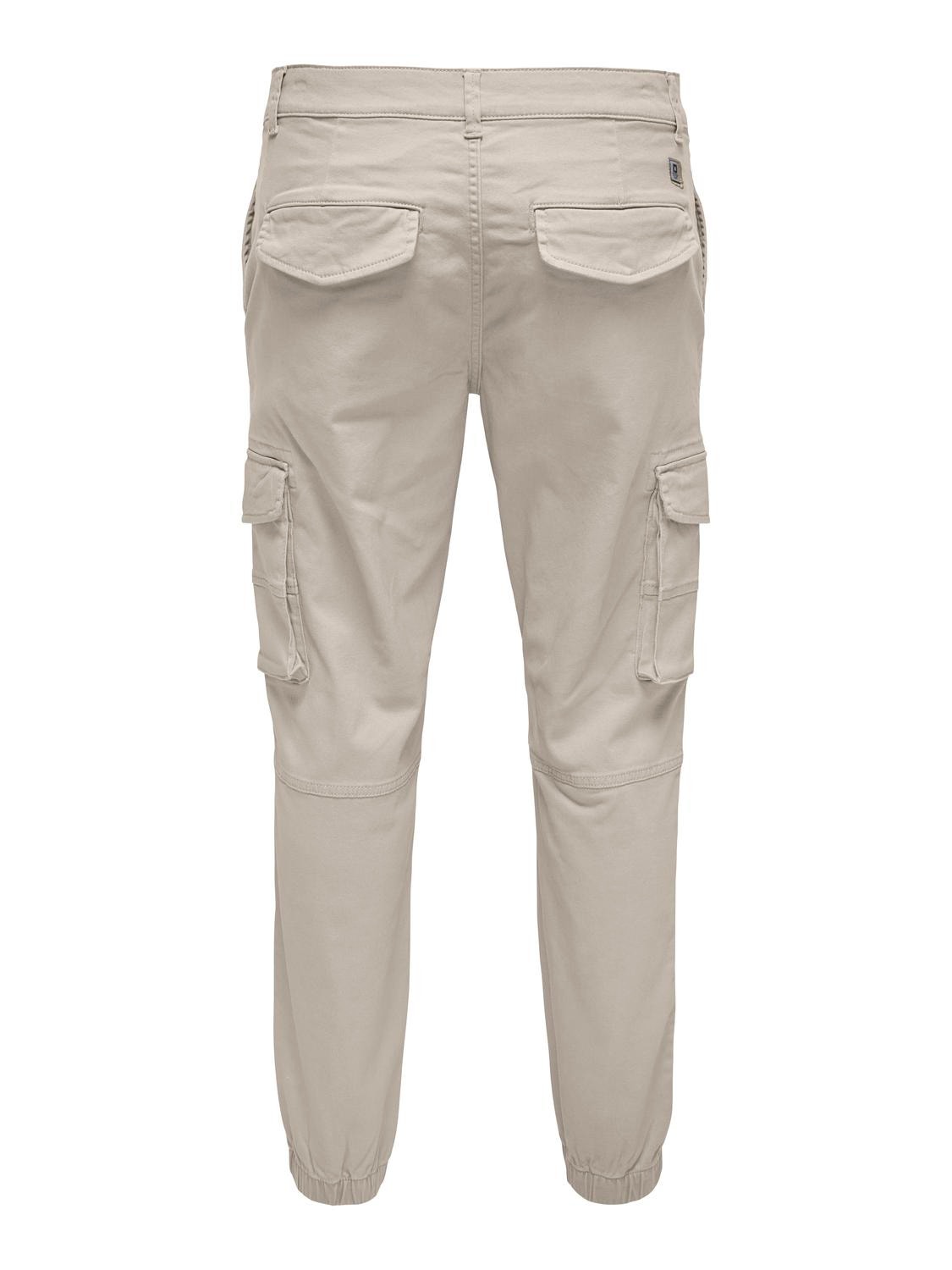 ONLY & SONS Classic cargo trousers -Silver Lining - 22028434