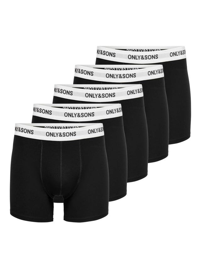 Only & Sons Mens Trunks Multipack Underwear Briefs Boxer Shorts
