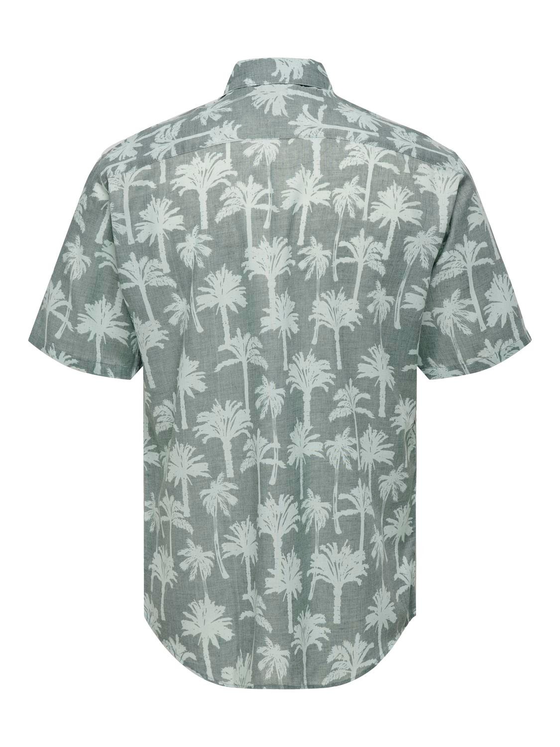 ONLY & SONS Camisas Corte regular Cuello de camisa -Dark Forest - 22028516