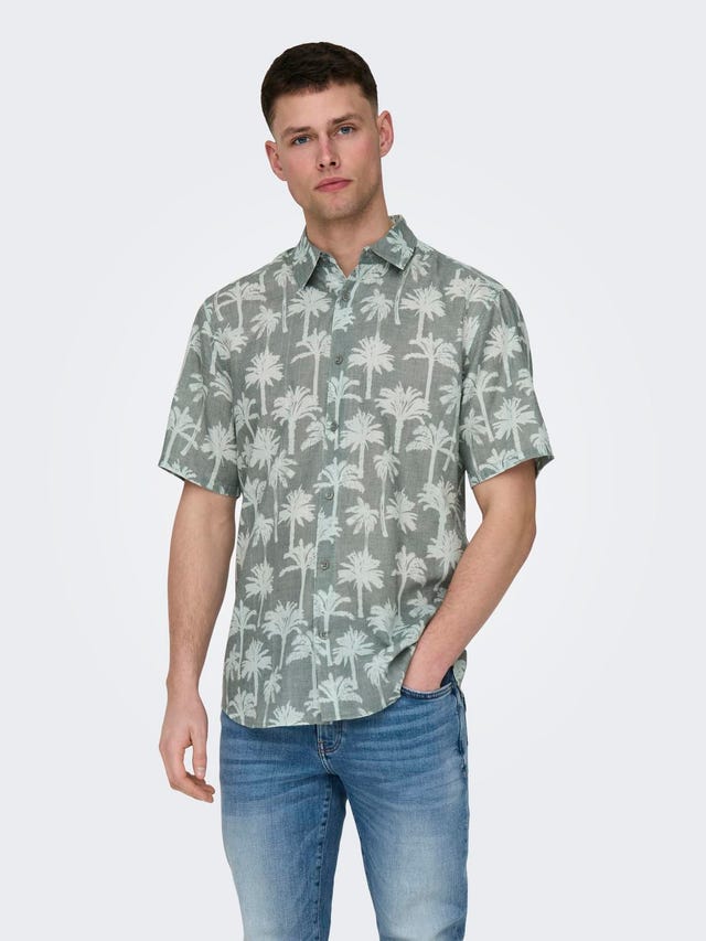 ONLY & SONS Regular fit Overhemd kraag Overhemd - 22028516