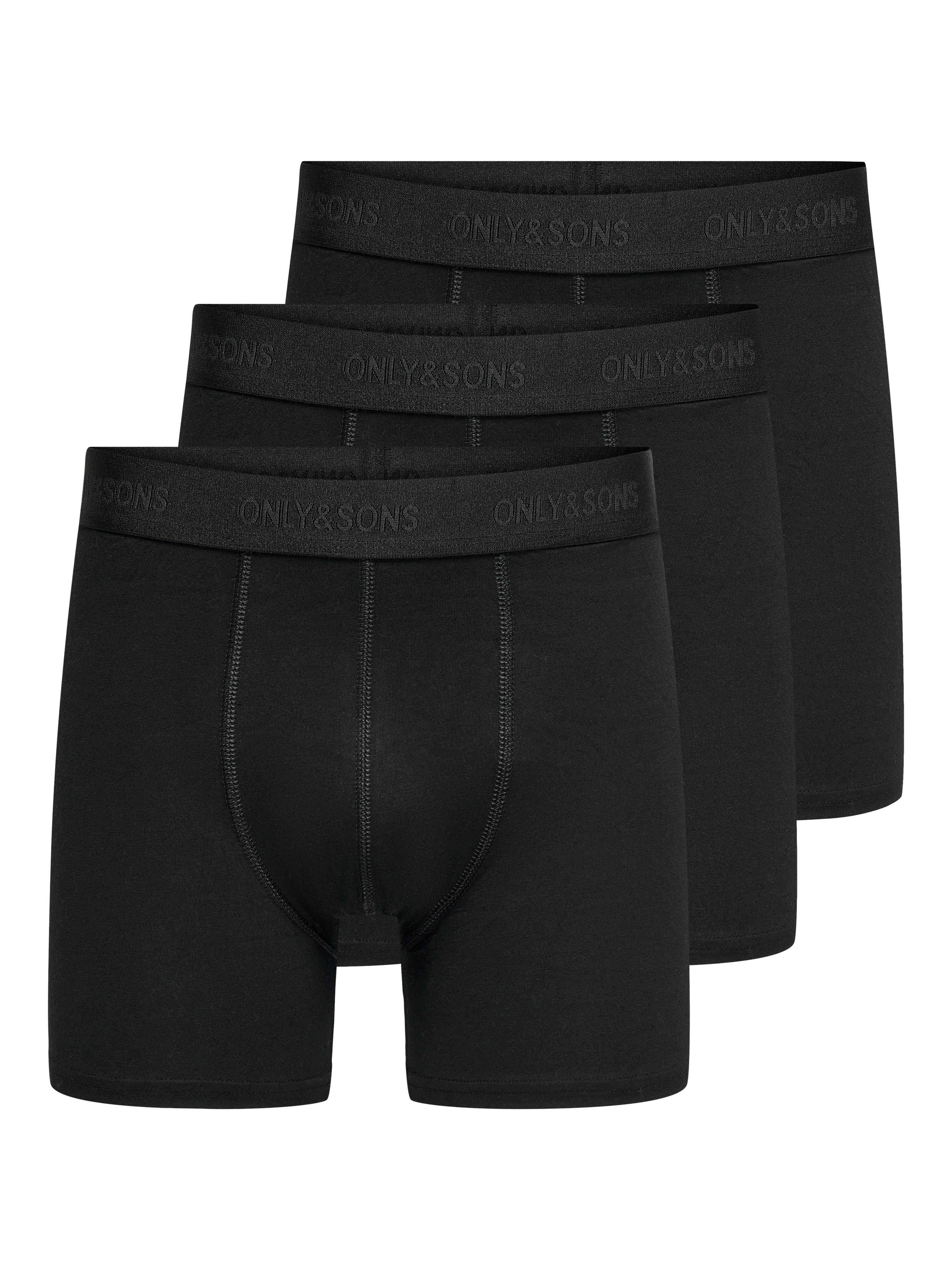 ONSFITZ 3-pack Trunks | Black | ONLY & SONS®