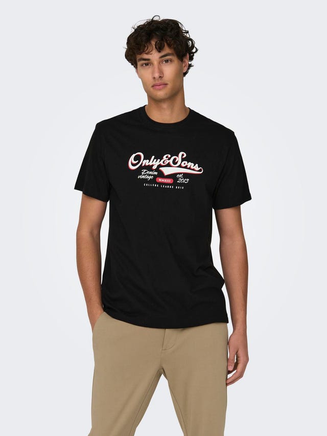 ONLY & SONS Camisetas Corte regular Cuello redondo - 22028593