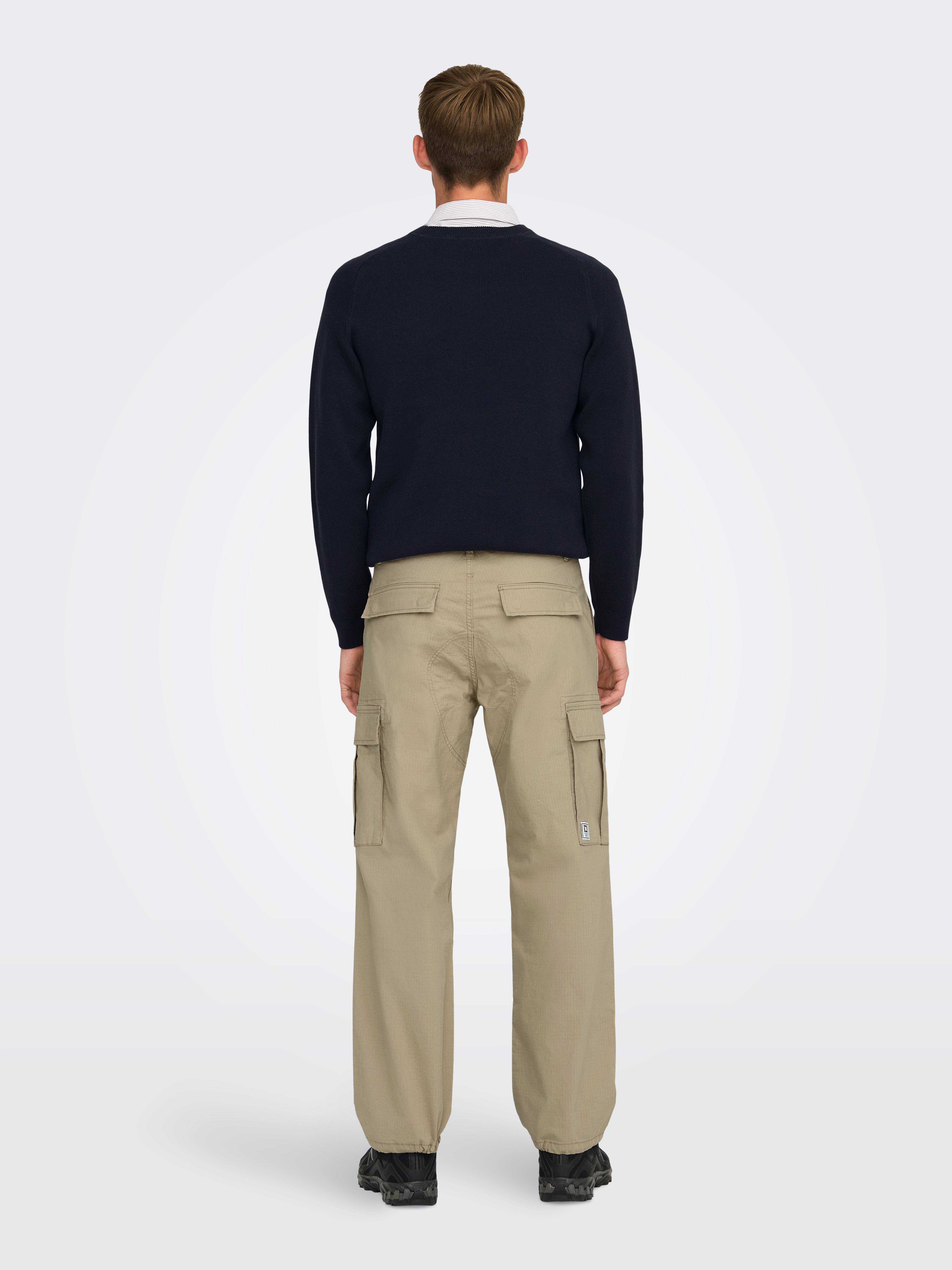 ONSRAY Loose Fit Trousers | Medium Grey | ONLY & SONS®