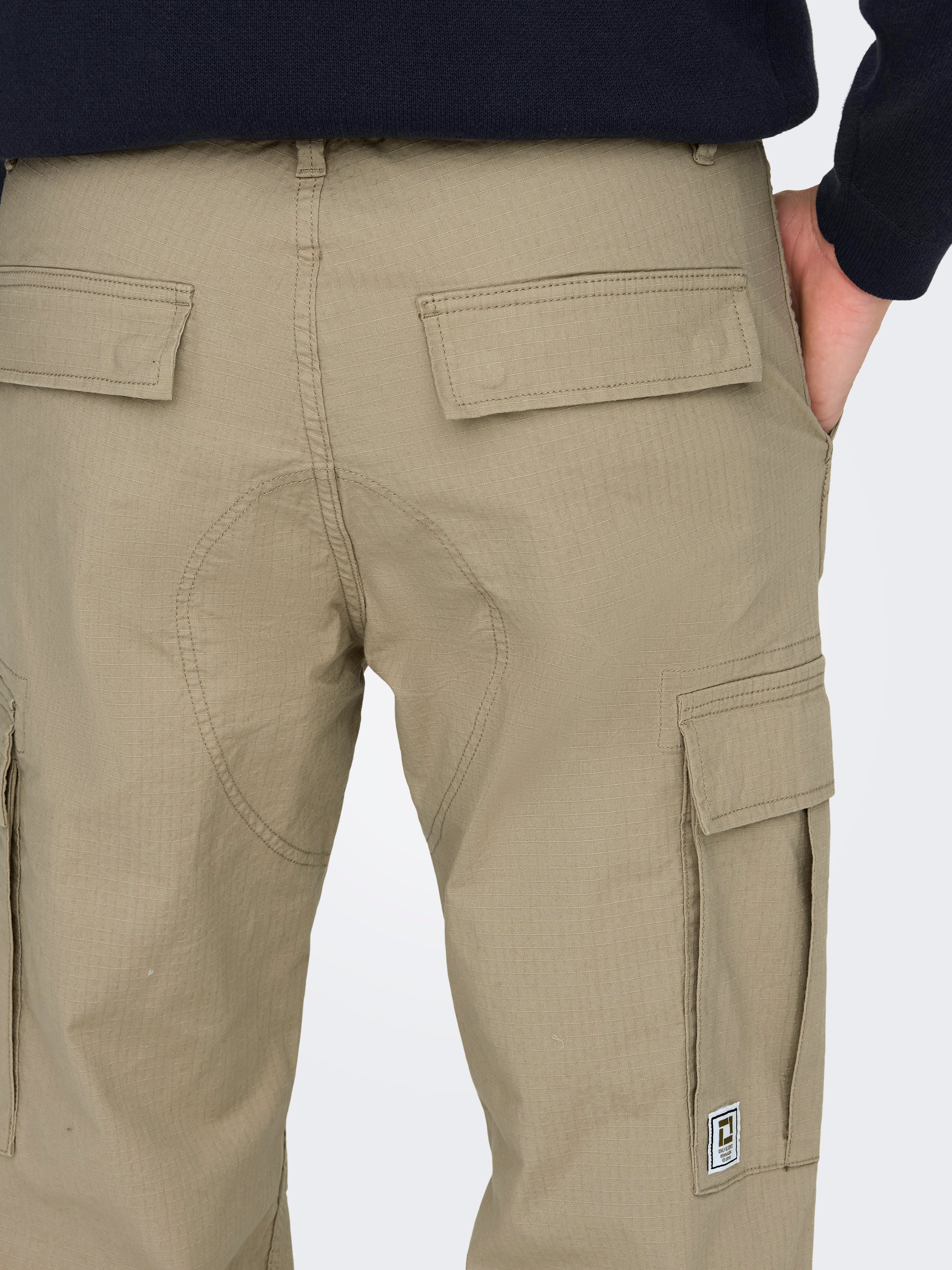 ONSRAY Loose Fit Trousers | Medium Grey | ONLY & SONS®