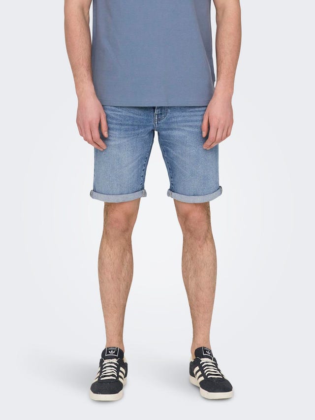 ONLY & SONS Normal geschnitten Mittlere Taille Shorts - 22028772
