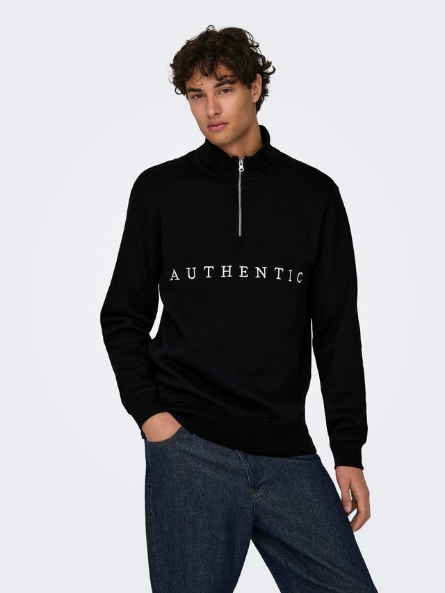 ONLY & SONS High neck sweatshirt - 22028797