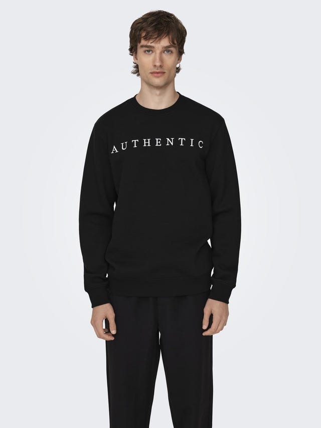 ONLY & SONS O-neck sweatshirt - 22028798