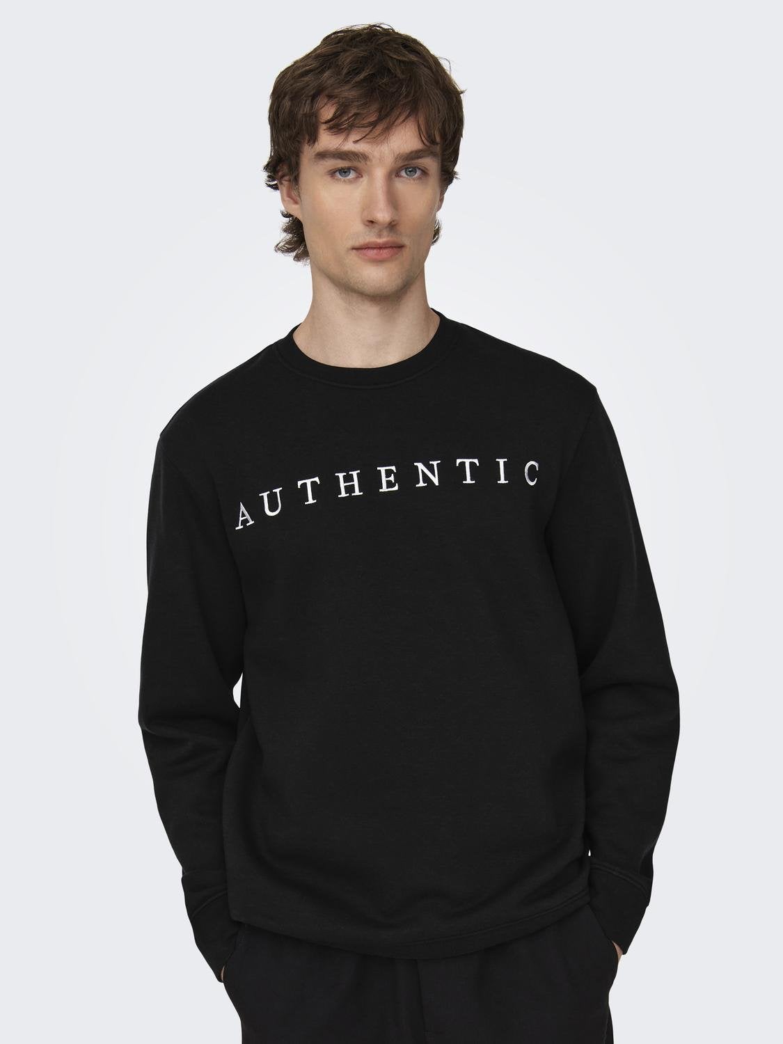 Only & sons on sale sweatshirt