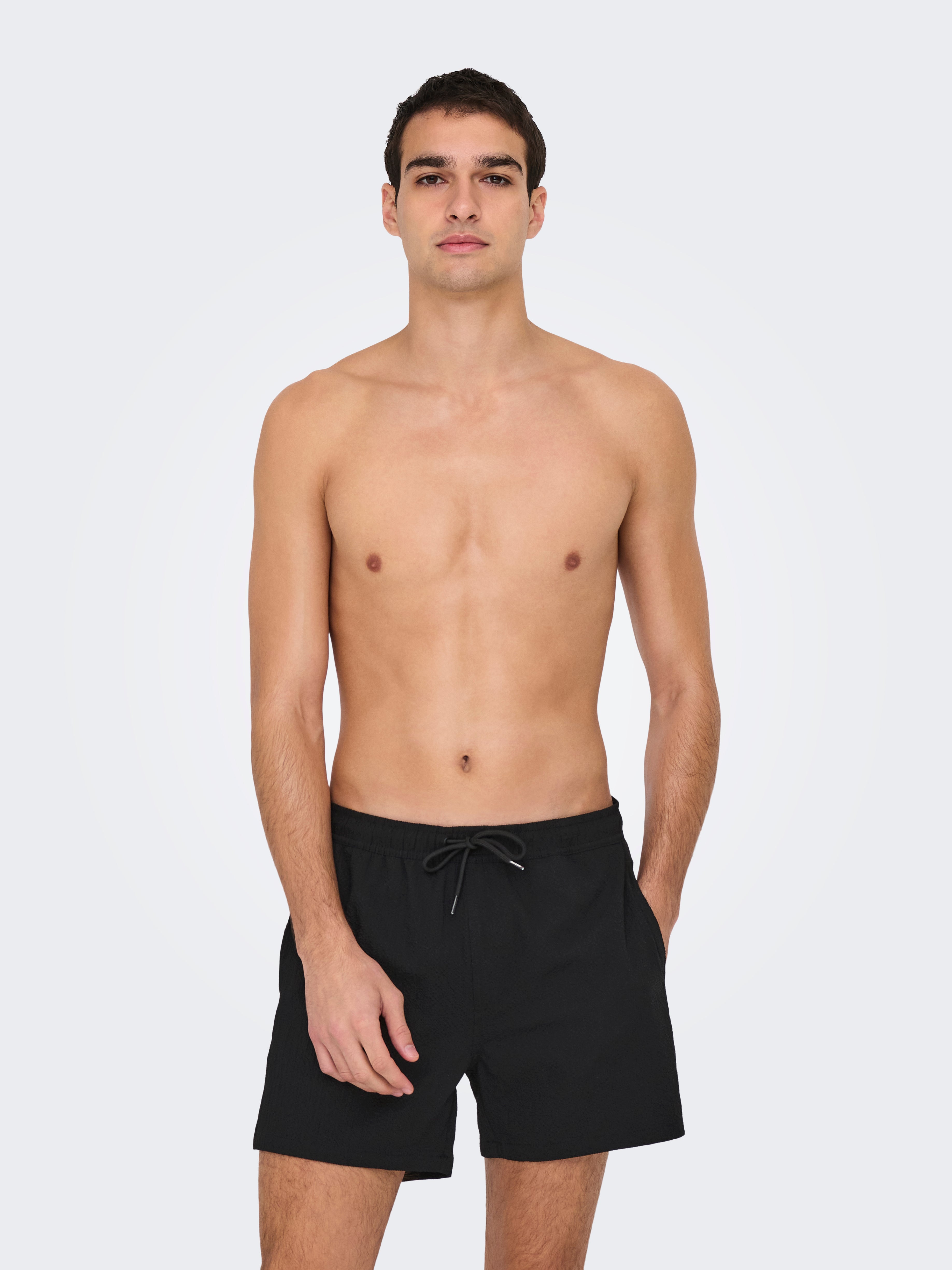 ONSTED Swim Shorts | Black | ONLY & SONS®