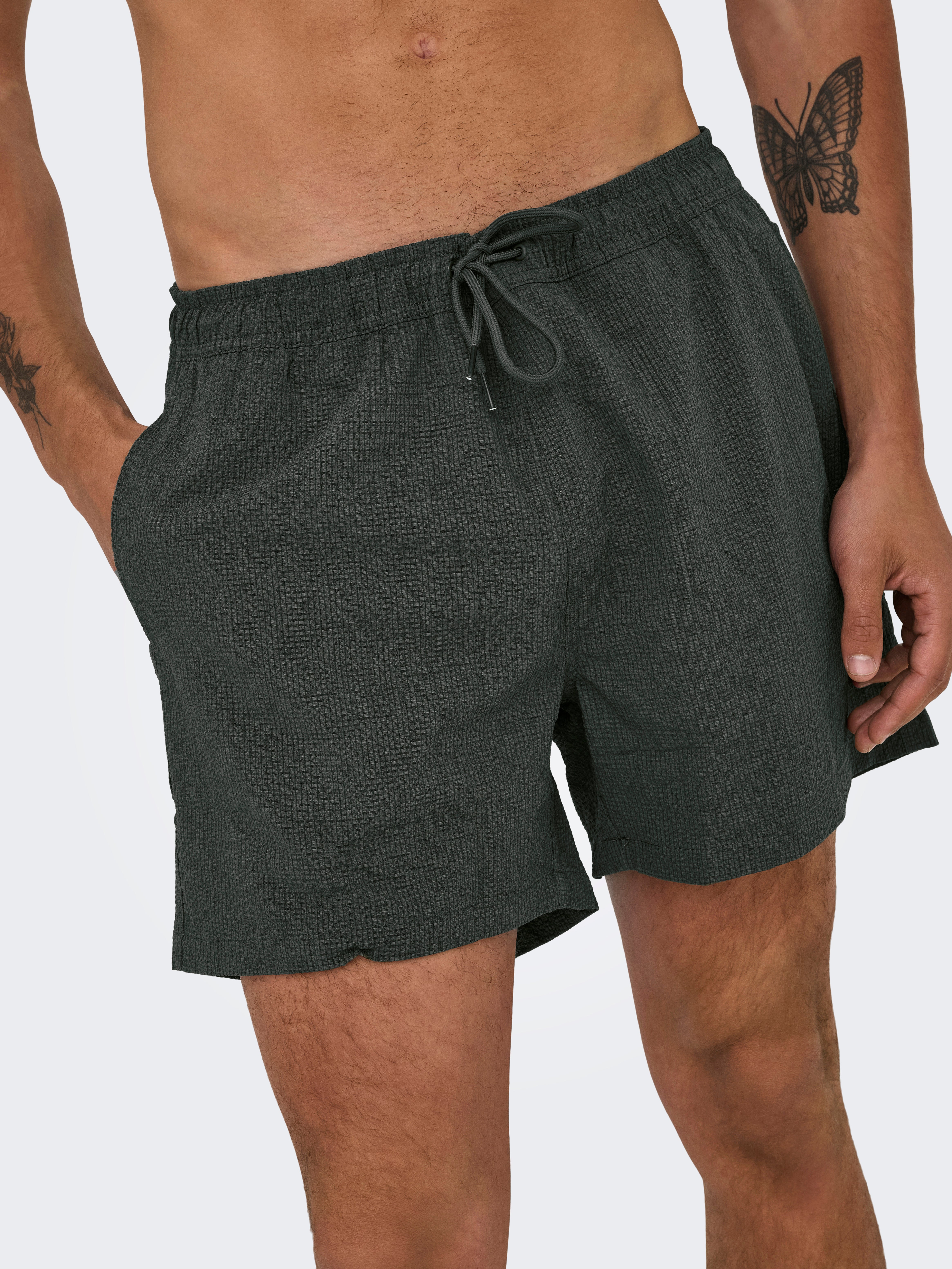 LCDC ♥ STRIPED SLEEP SHORTS /追跡付 610+xaFlZJL.jpg