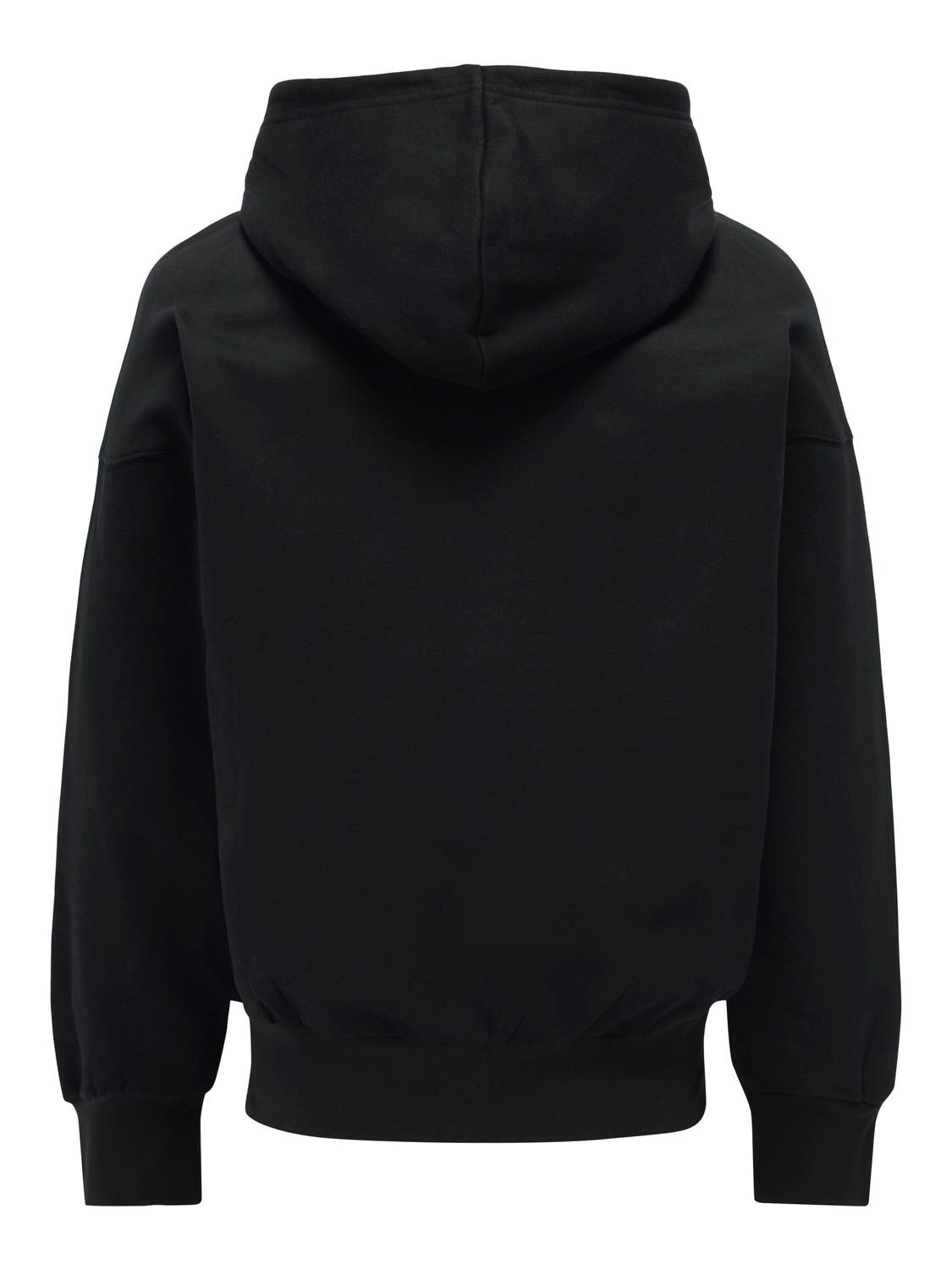 ONLY & SONS Relaxed Fit Hoodie Sweatshirt -Black - 22028837