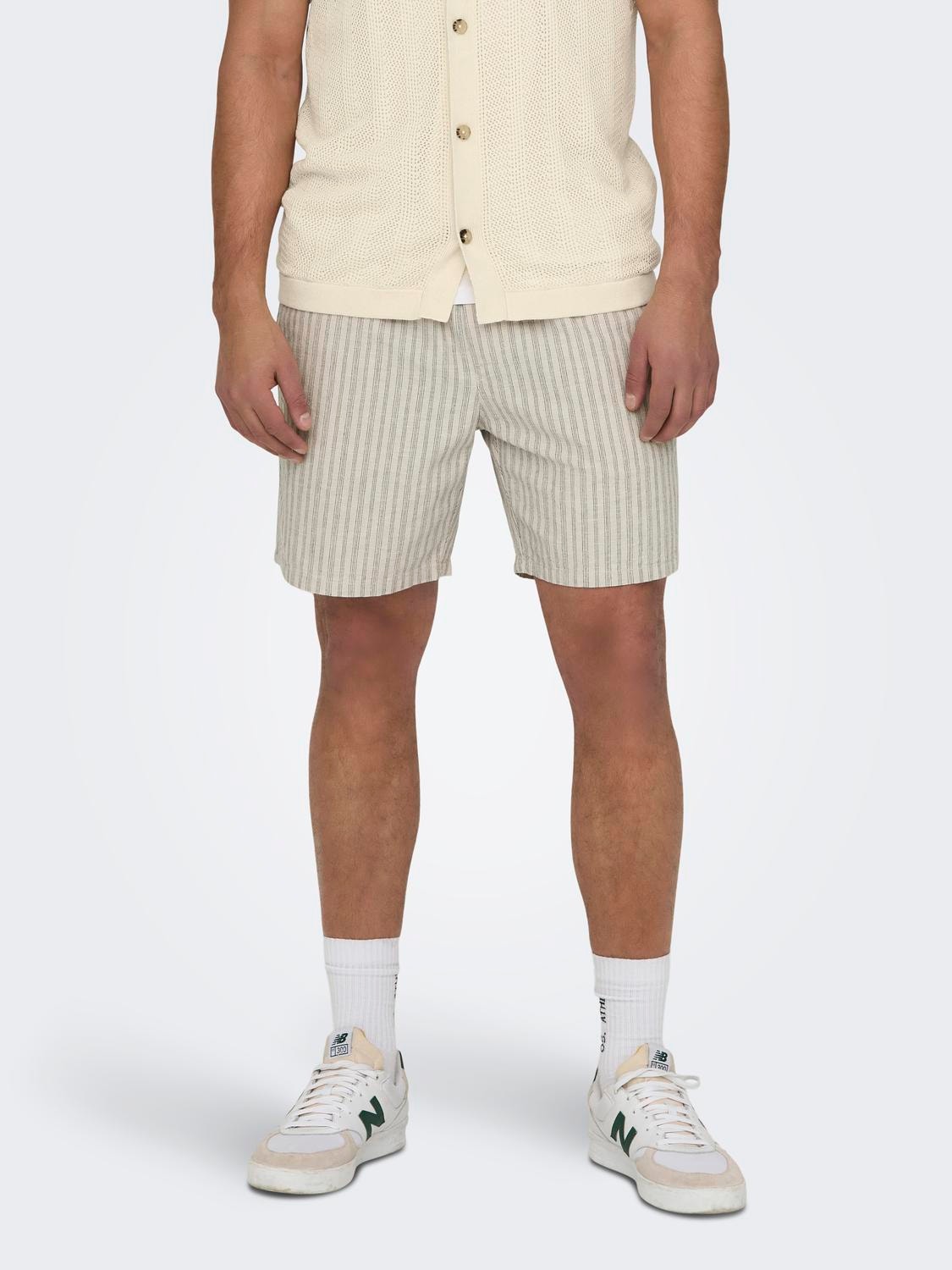 ONLY & SONS Normal passform Shorts -Moonstruck - 22028963