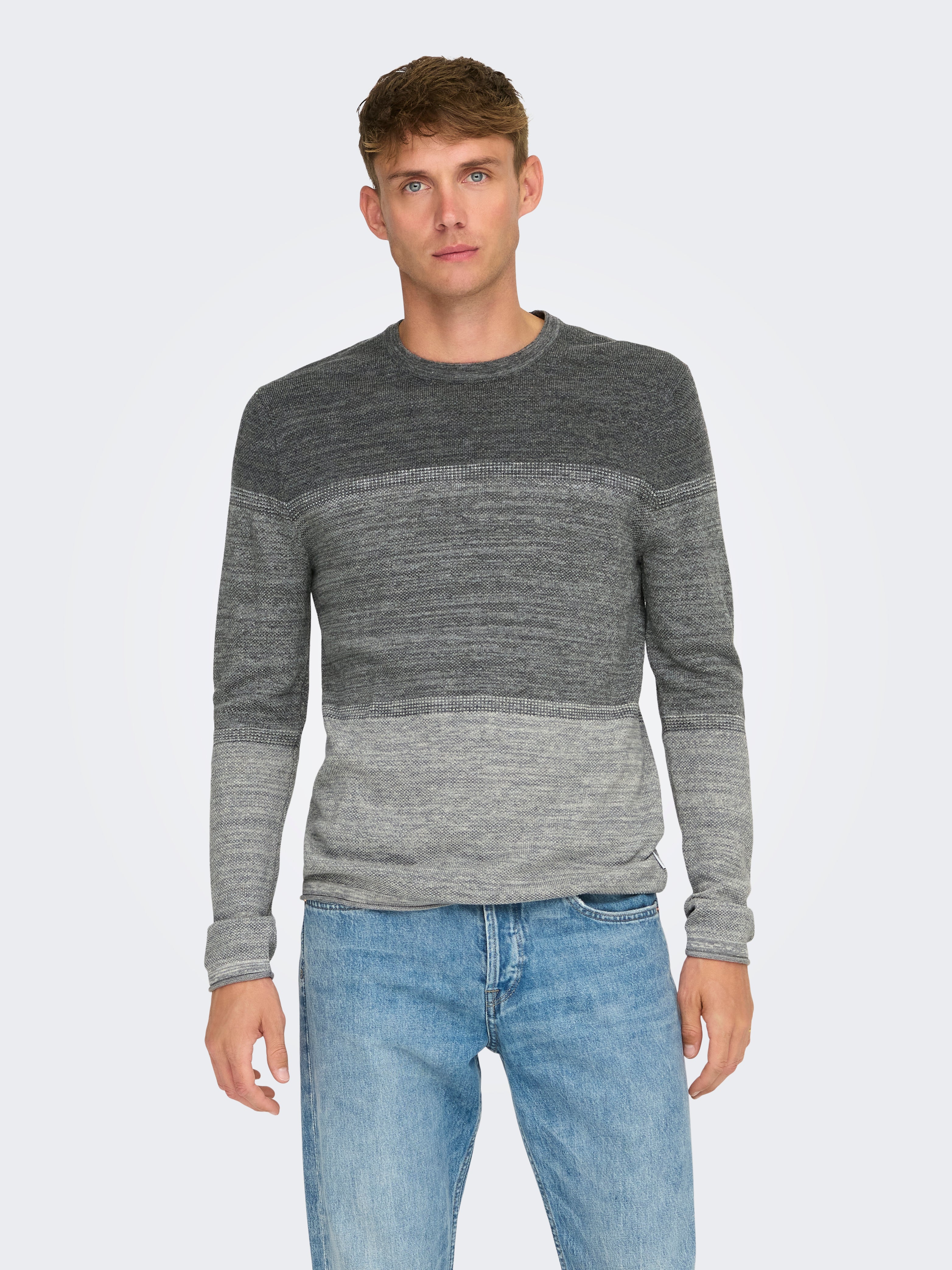 トップス ColorsClothingCompany Grey Knit Knitwear Line — COLORS®
