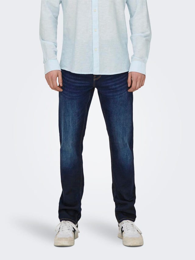 ONLY & SONS Slim Fit Niedrige Taille Jeans - 22029138
