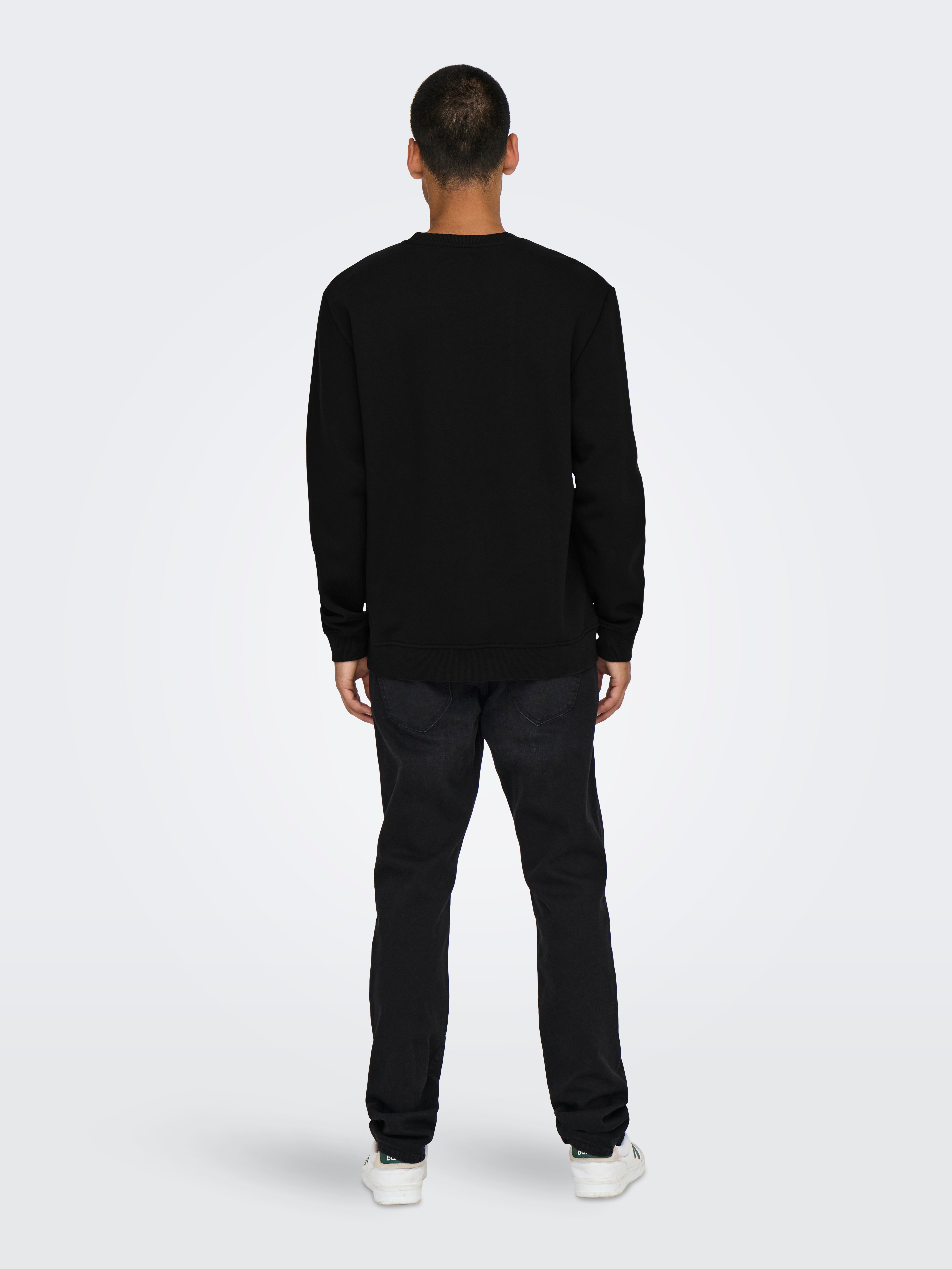 トレーナー/スウェット 1LDK SELECT - GADID ANONIEM JOHN / BLACK New Balance トレーナー スウェット ショッパー クルーネック