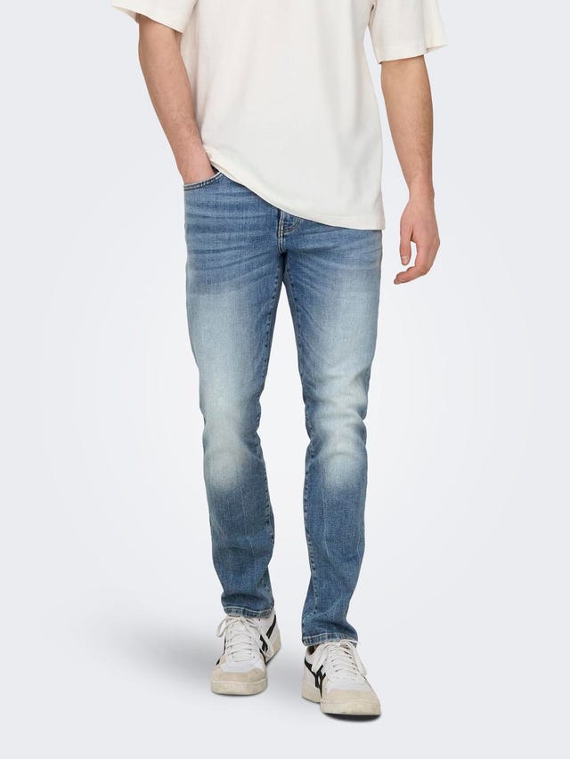 ONLY & SONS Slim Fit Niedrige Taille Jeans - 22029240