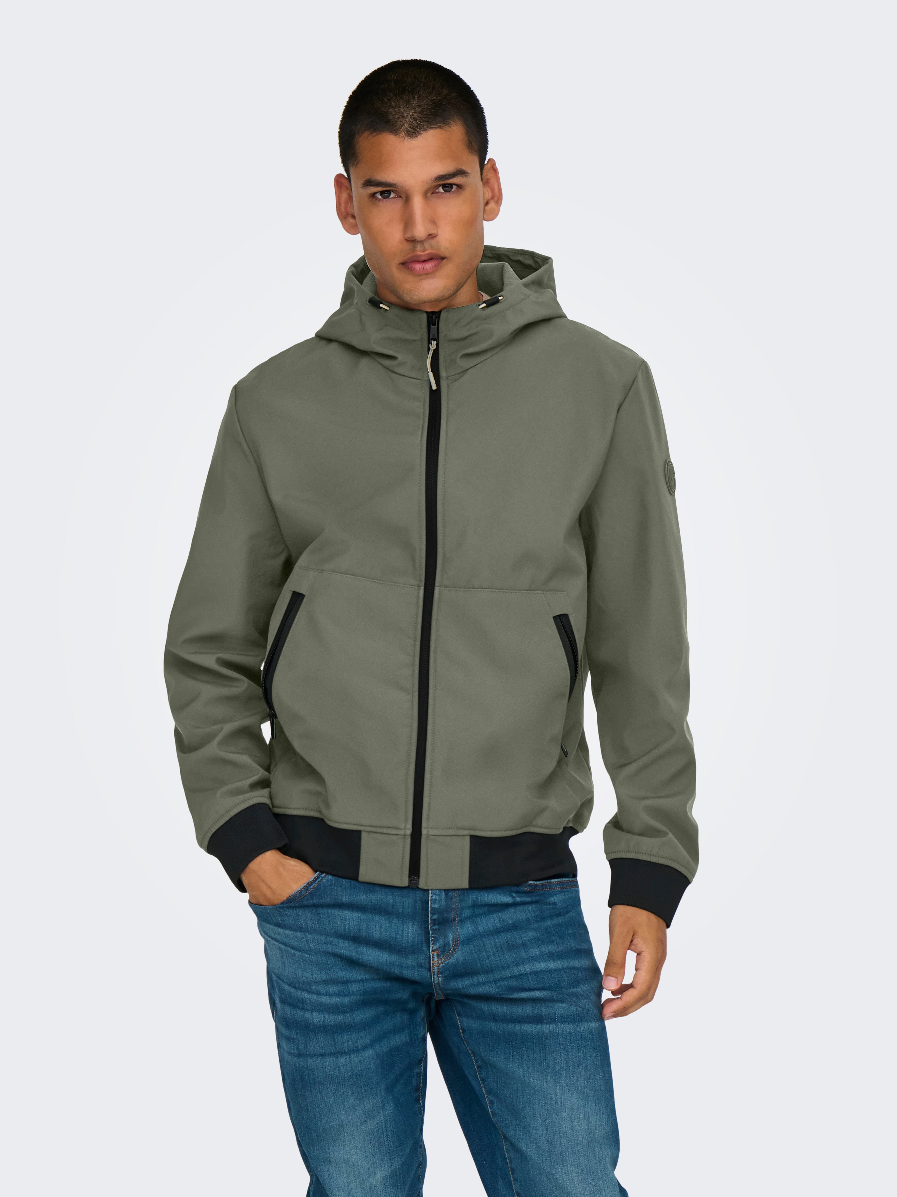 Woolrich Two Layers Sailing bomberjack Grijs Woolrich Two Layers Sailing bomberjack Grijs