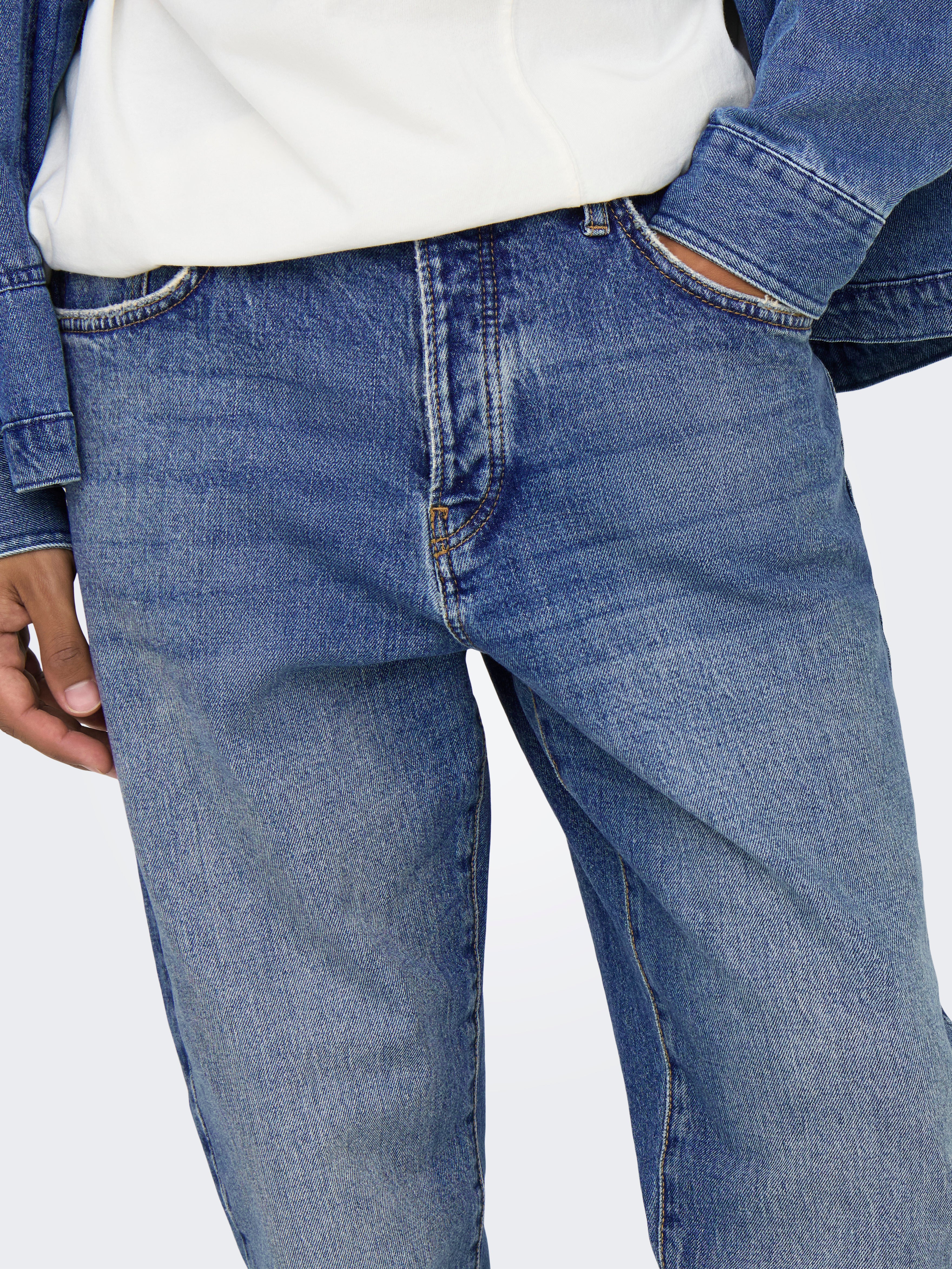 ボトムス・スパッツ Hello Lupo Sei Trousers - Denim Blue ファッションデザイナー ボトムス・スパッツ Hello Lupo Sei