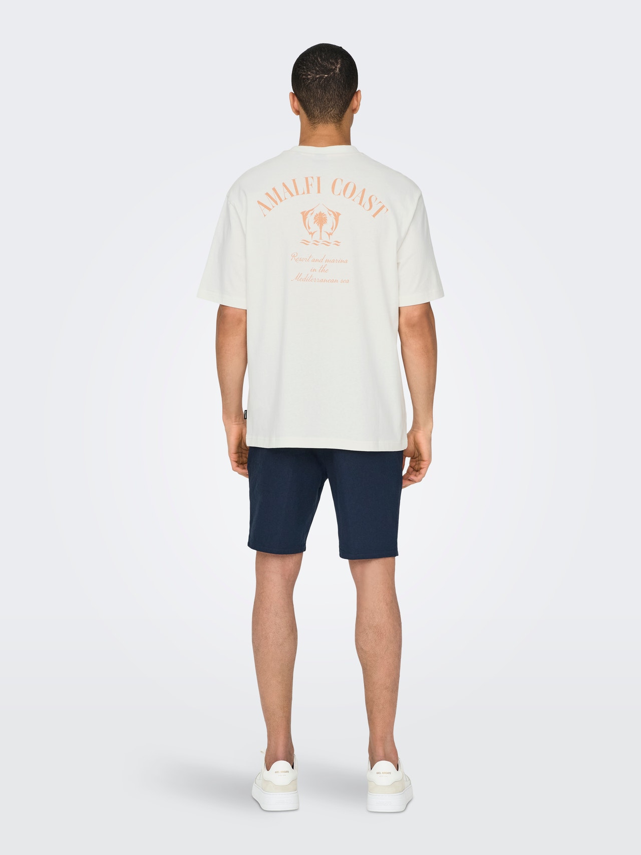 ONLY & SONS T-shirts Relaxed Fit Col rond -Bright White - 22029482