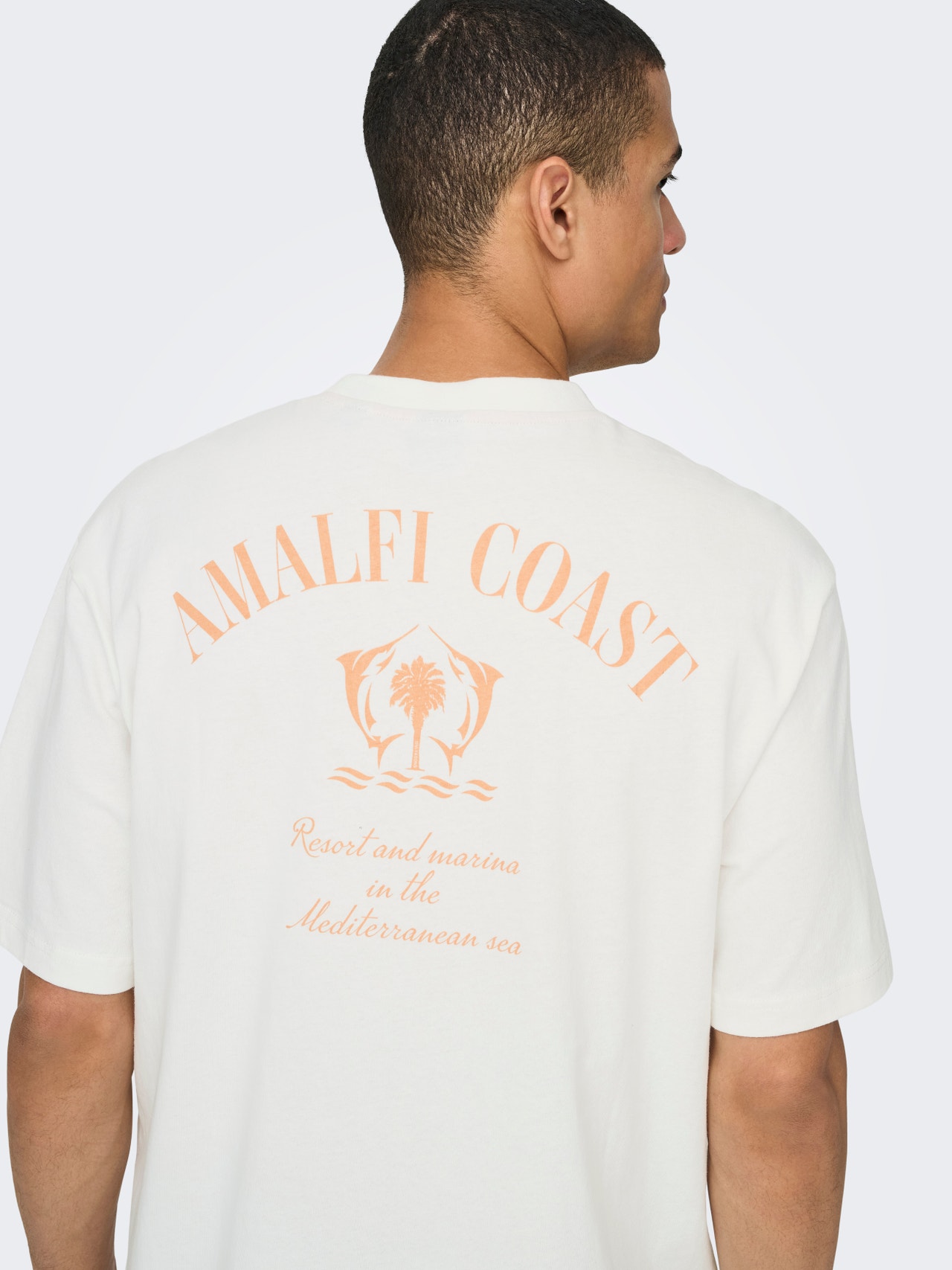 ONLY & SONS Camisetas Corte relaxed Cuello redondo -Bright White - 22029482