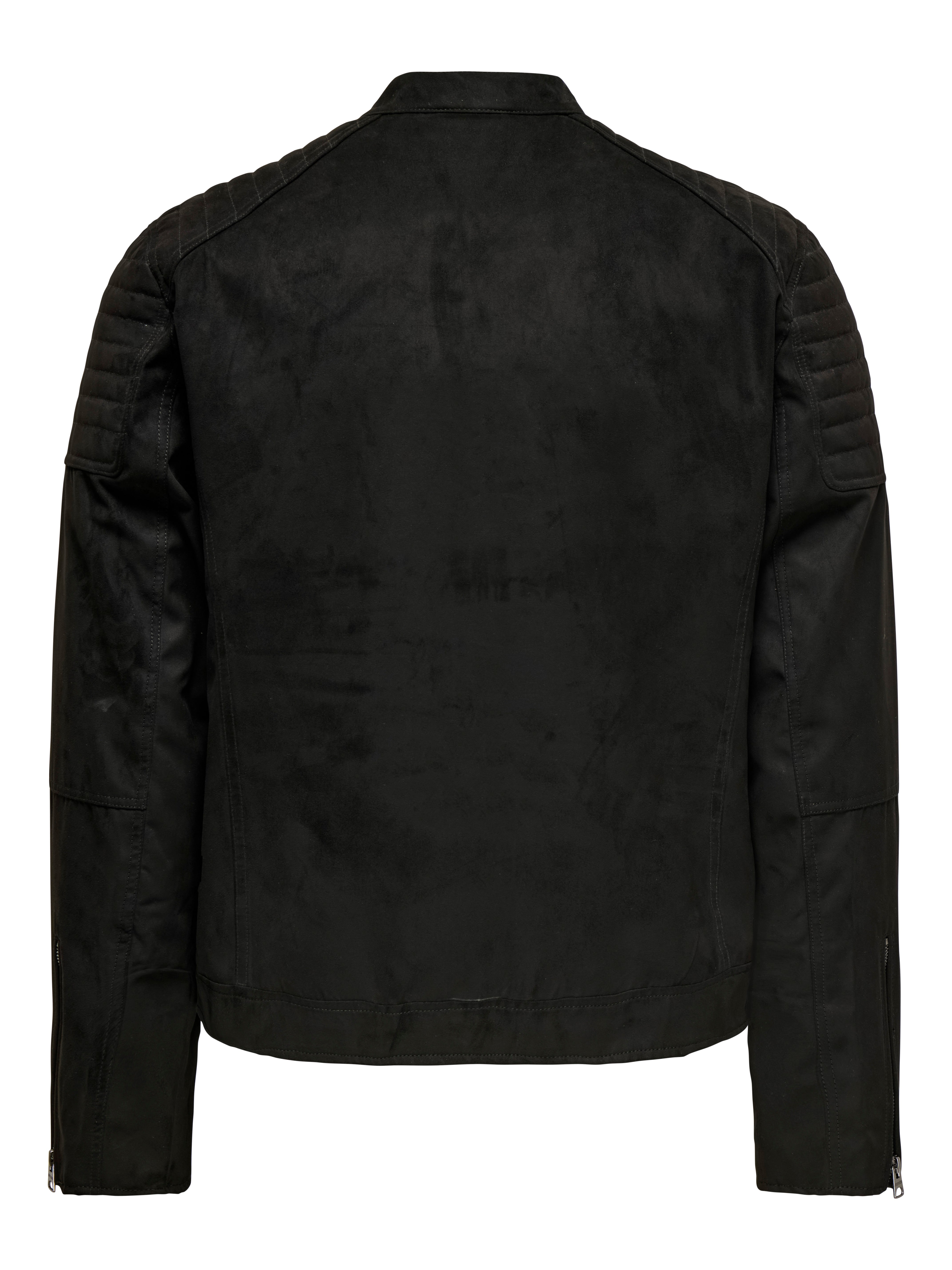 ONSGUS Synthetic leather jacket | Black | ONLY & SONS®