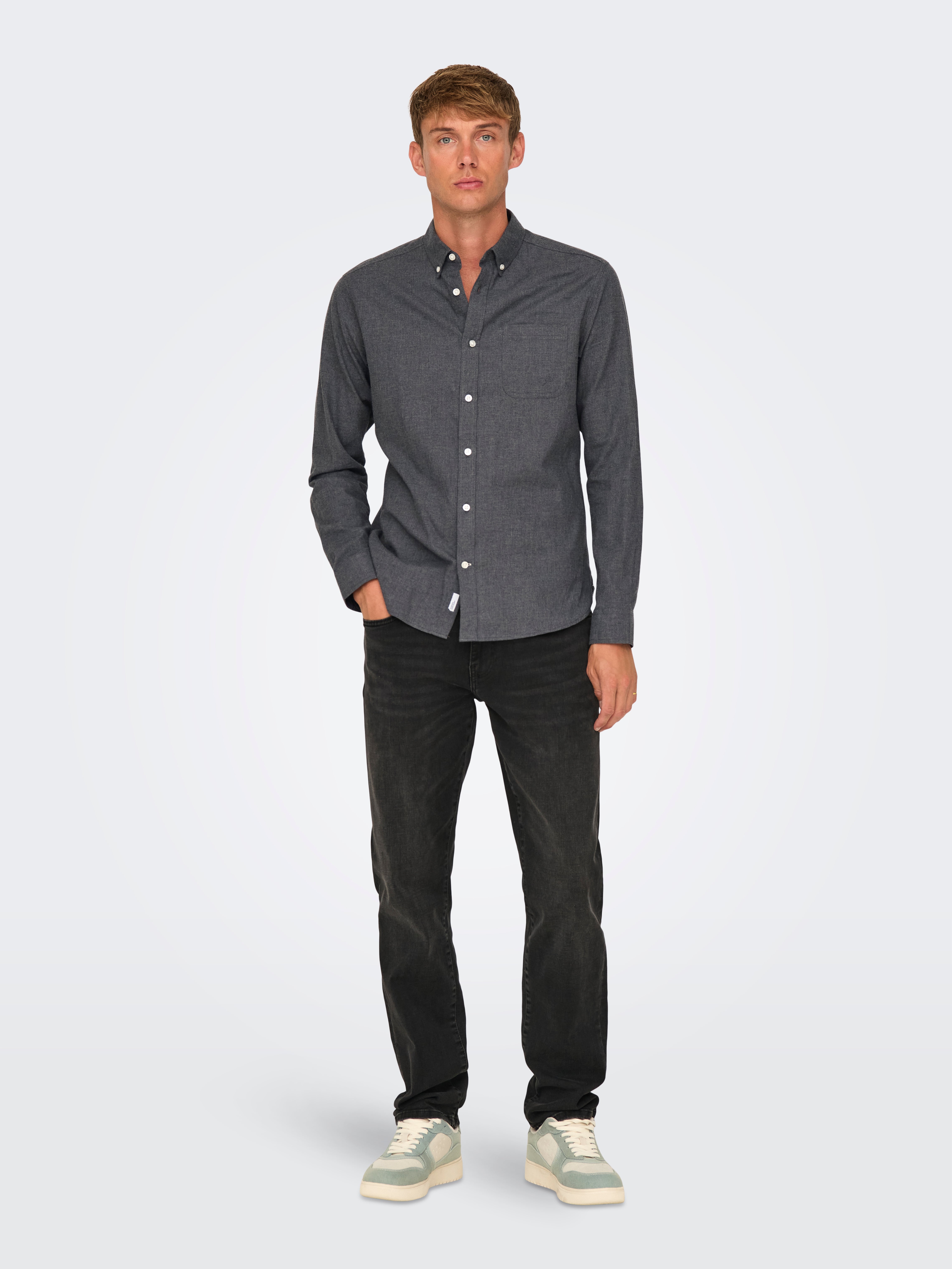 ONSROAD Shirt | Black | ONLY & SONS®